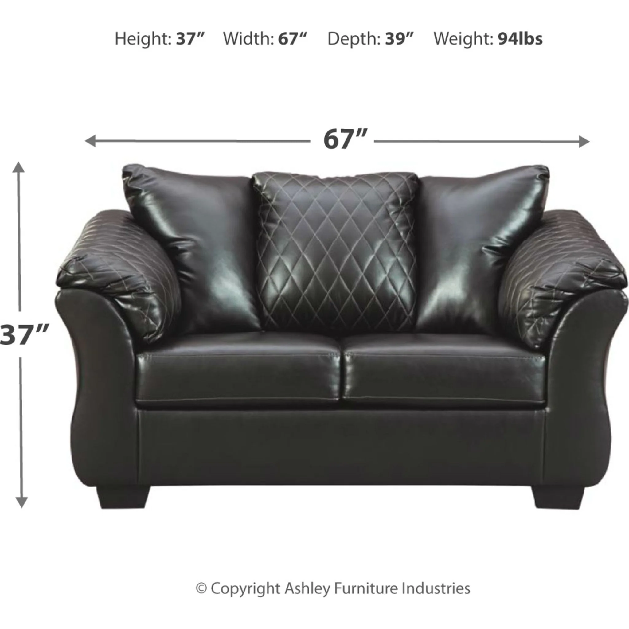 Betrillo Loveseat - Image 3
