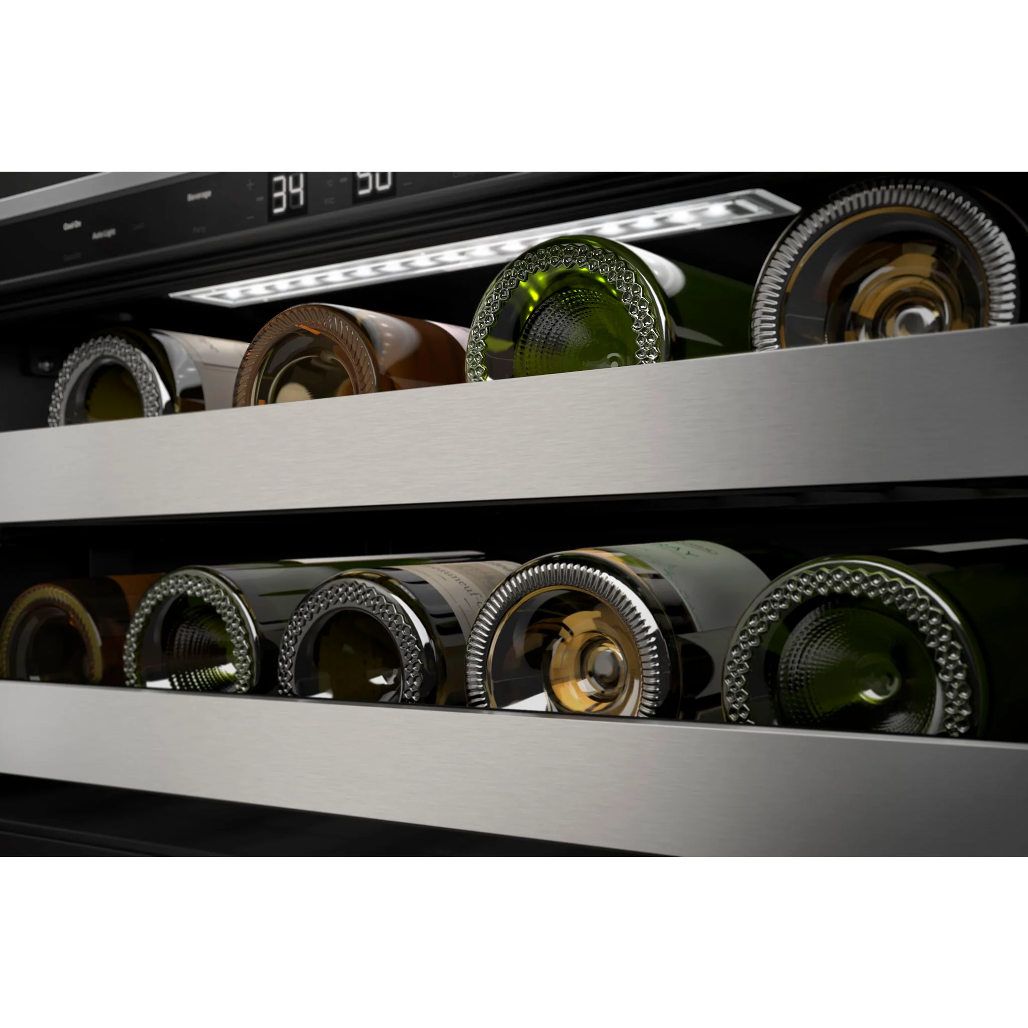 KitchenAid 24" Beverage Center with Glass Door and Metal-Front Racks - Black Stainless (KUBR314KBS) - Image 7