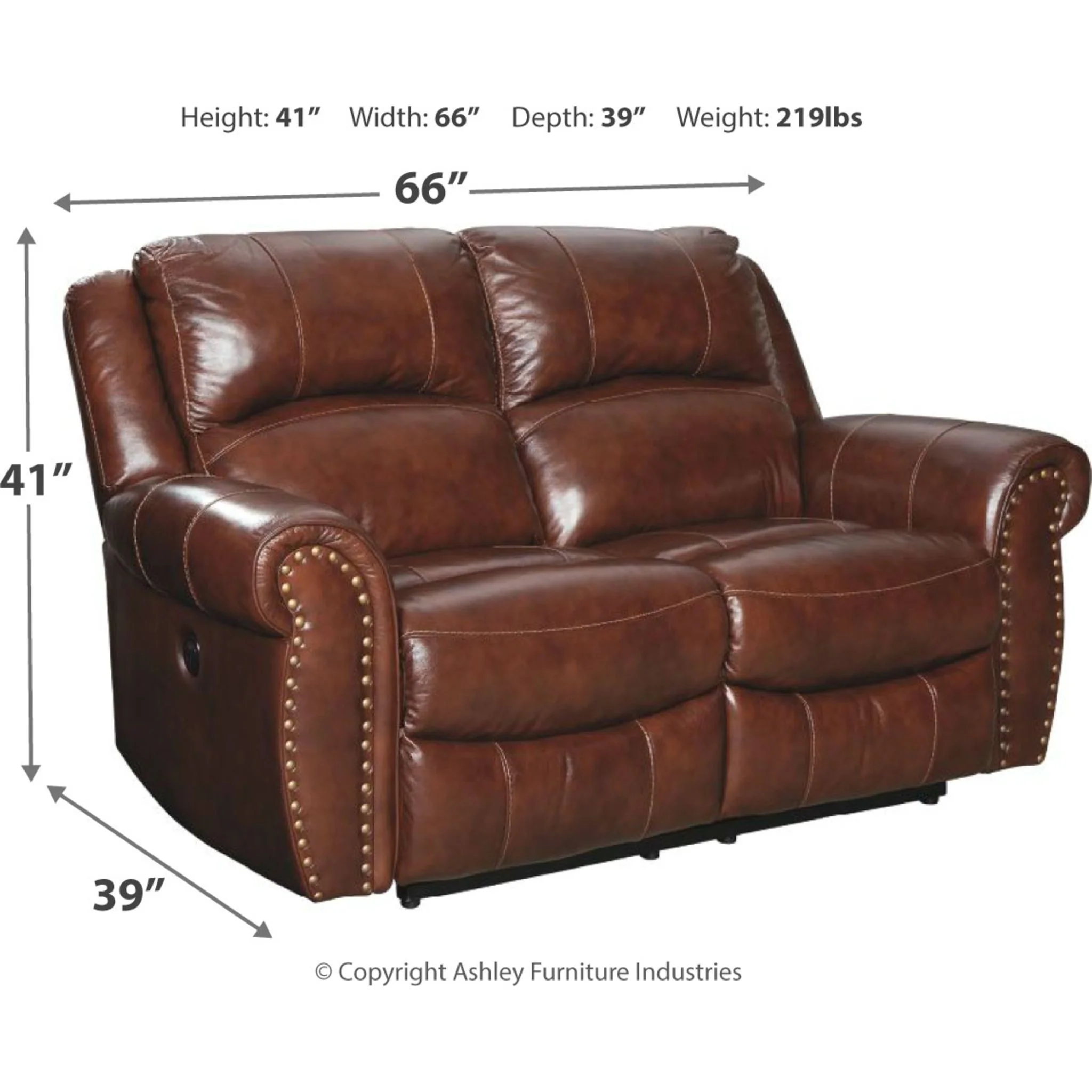 Bingen Reclining Loveseat with Power - Image 4