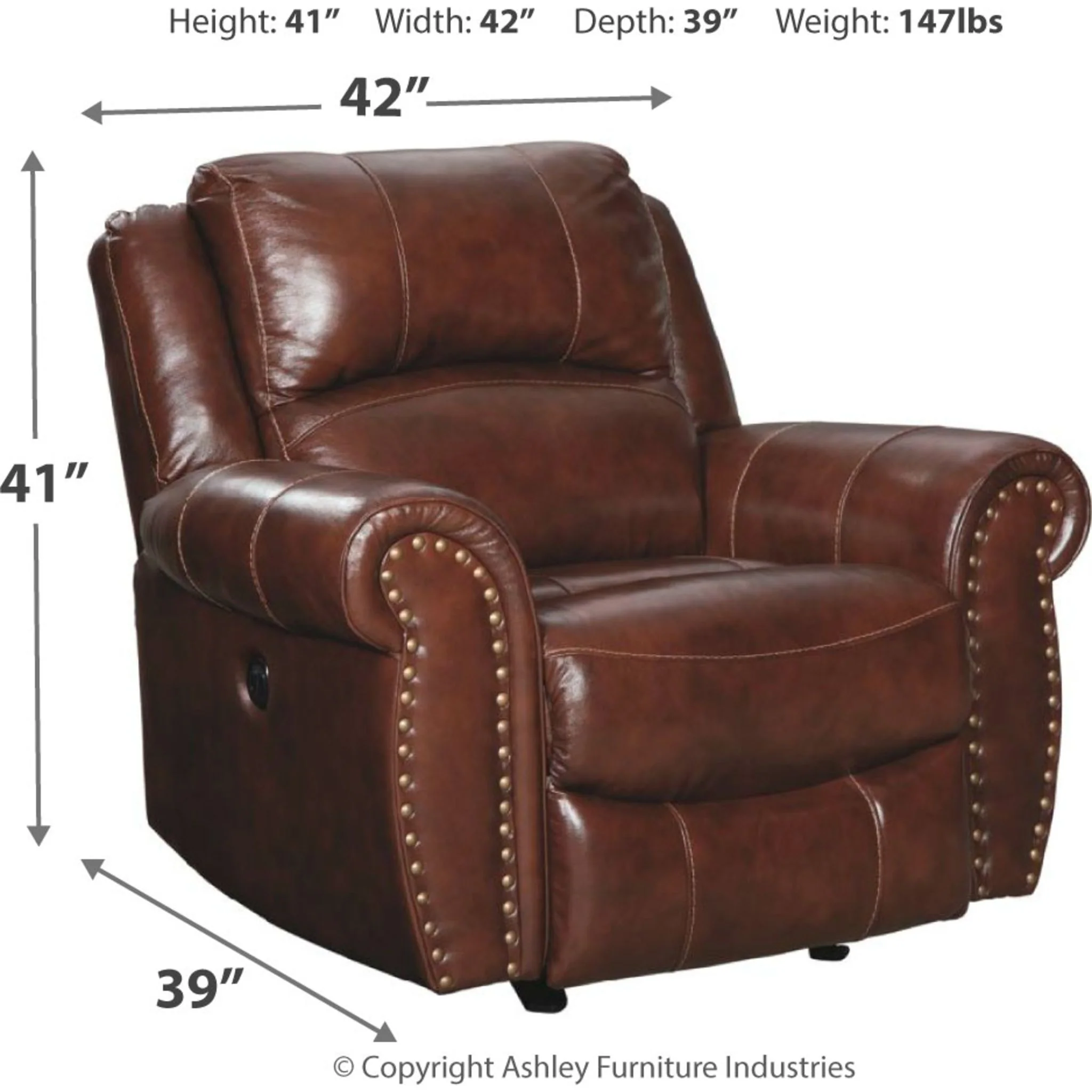 Bingen Rocker Recliner with Power - Image 6