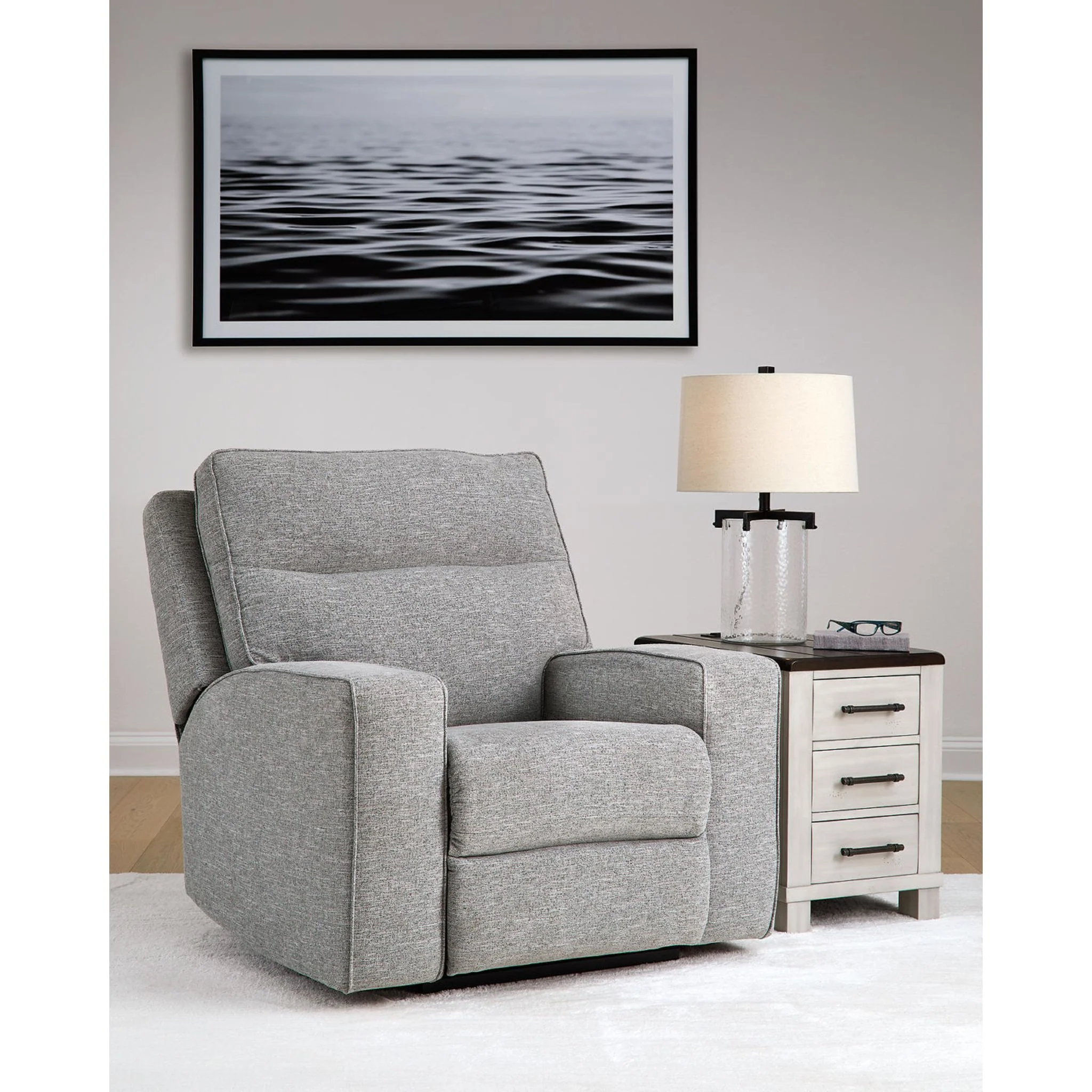 Biscoe-Exclusive Power Recliner with Adjustable Headrest - Image 2