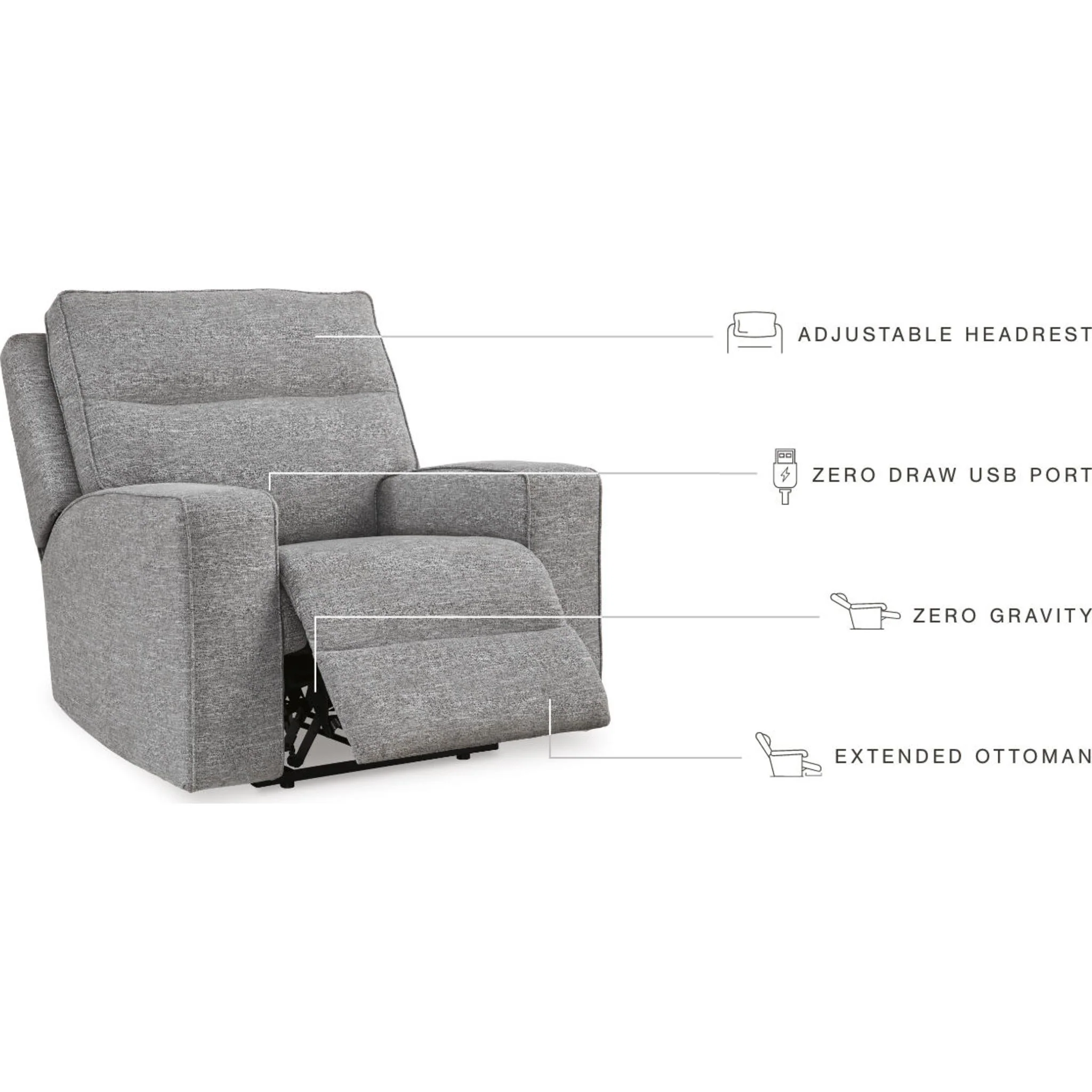 Biscoe-Exclusive Power Recliner with Adjustable Headrest - Image 20