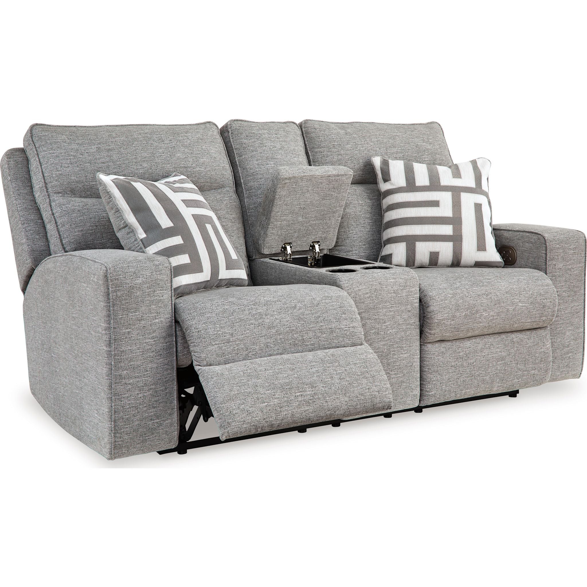 Biscoe-Exclusive Power Reclining Loveseat with Console and Adj Head - Image 4