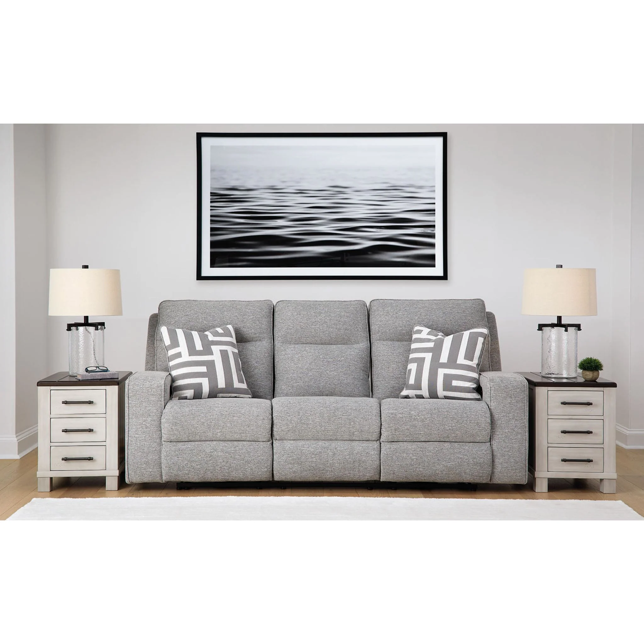 Biscoe-Exclusive Power Reclining Sofa with Adjustable Headrest - Image 2