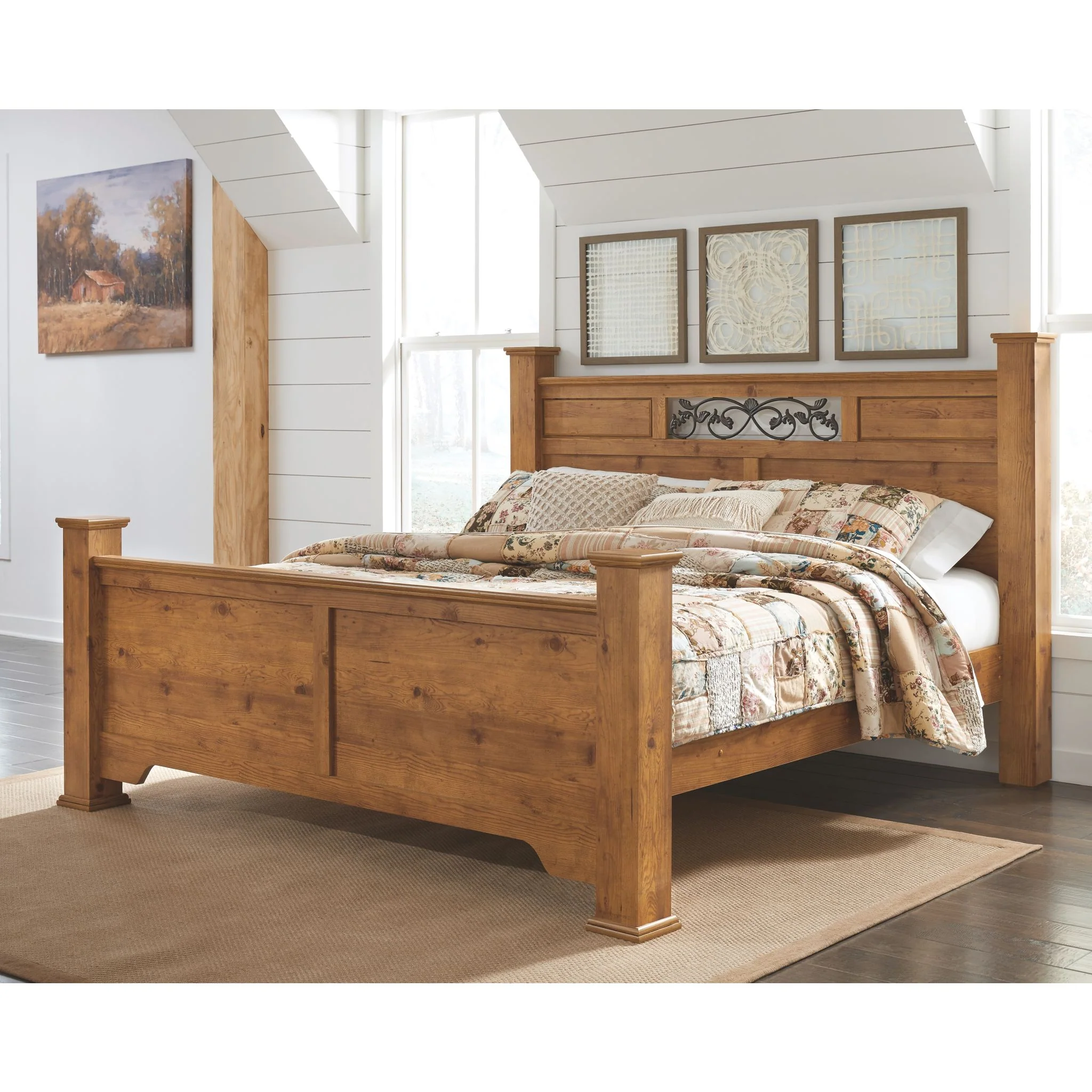 Bittersweet 4 Piece King Poster Bed - Image 3