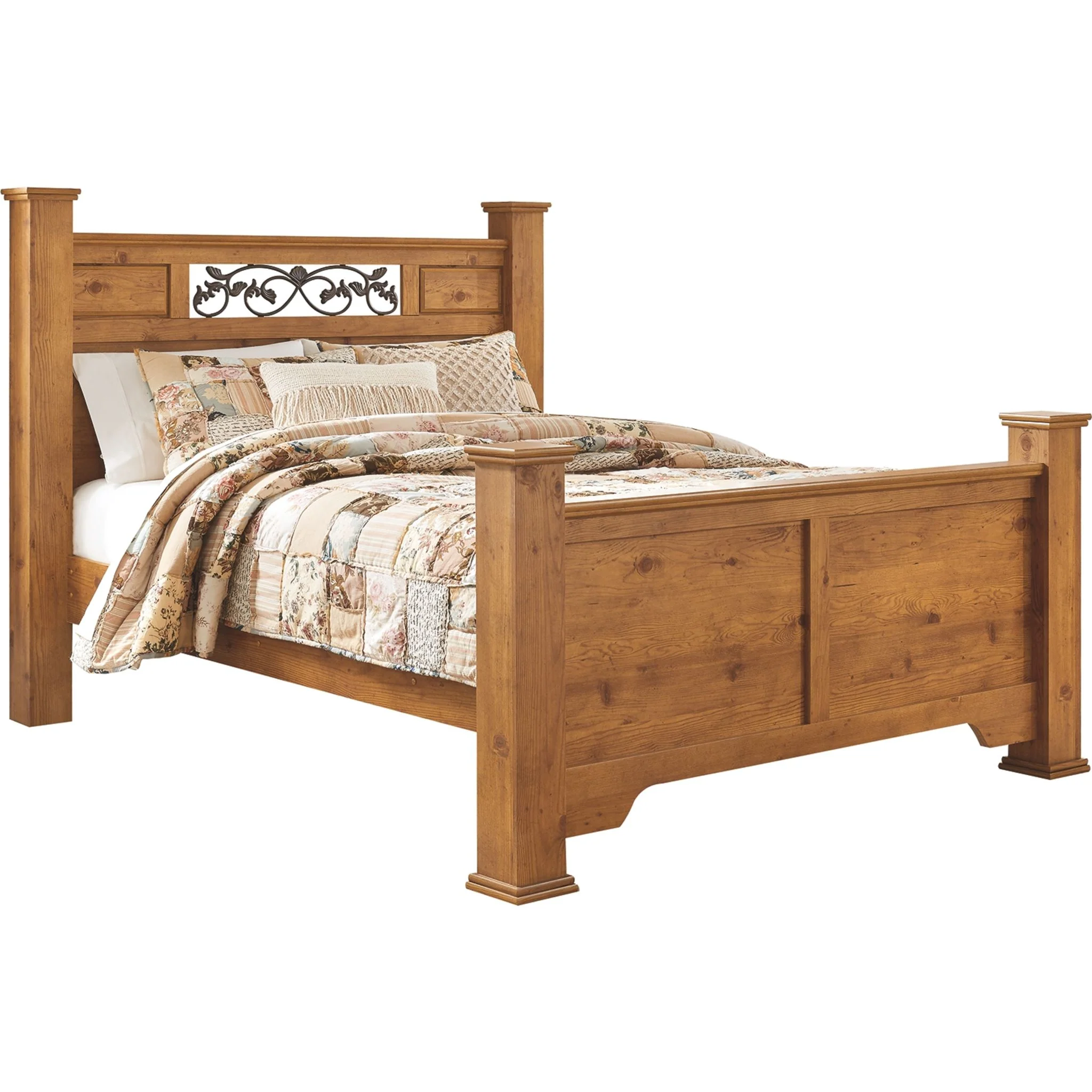Bittersweet 4 Piece King Poster Bed - Image 4