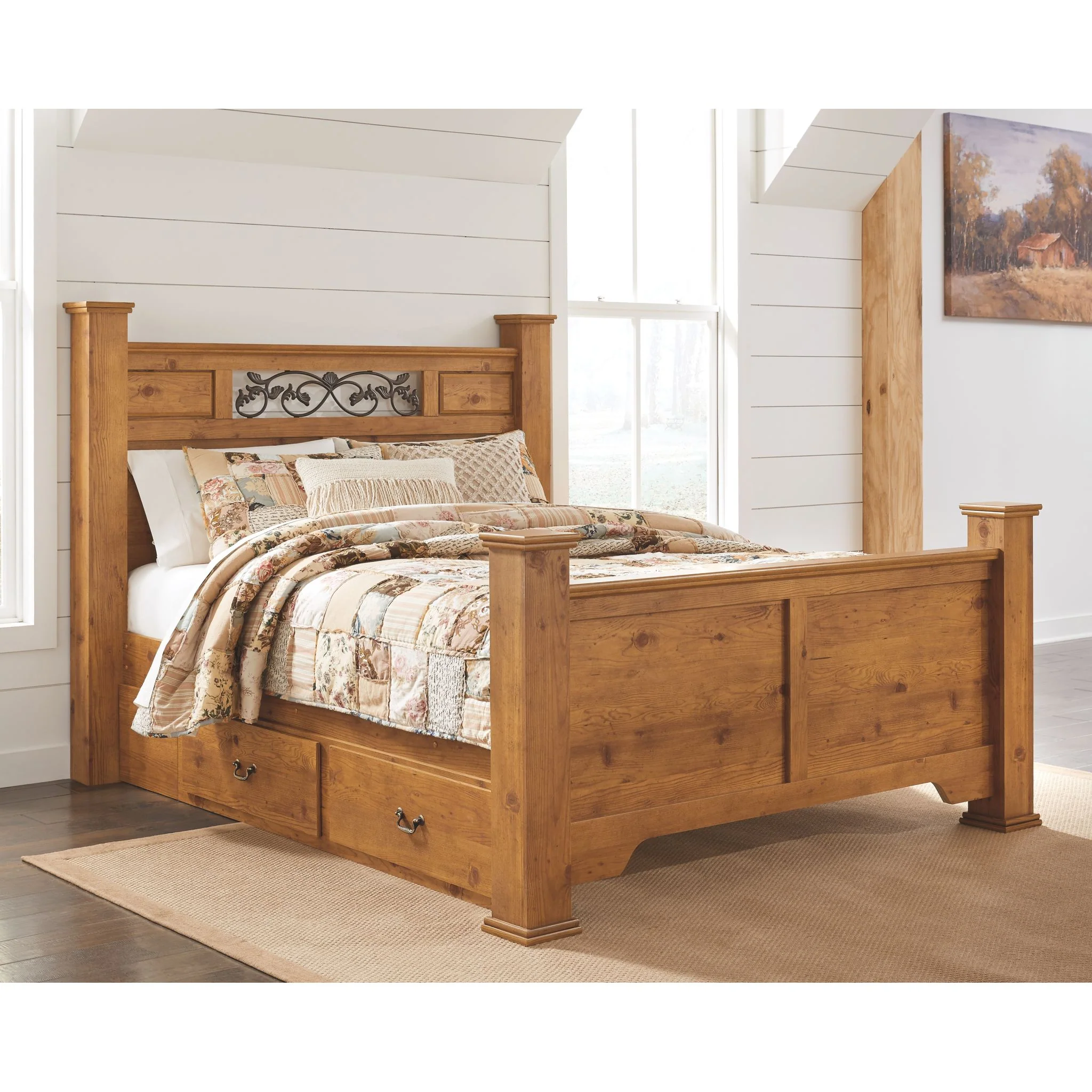 Bittersweet 4 Piece Queen Storage Bed - Image 2