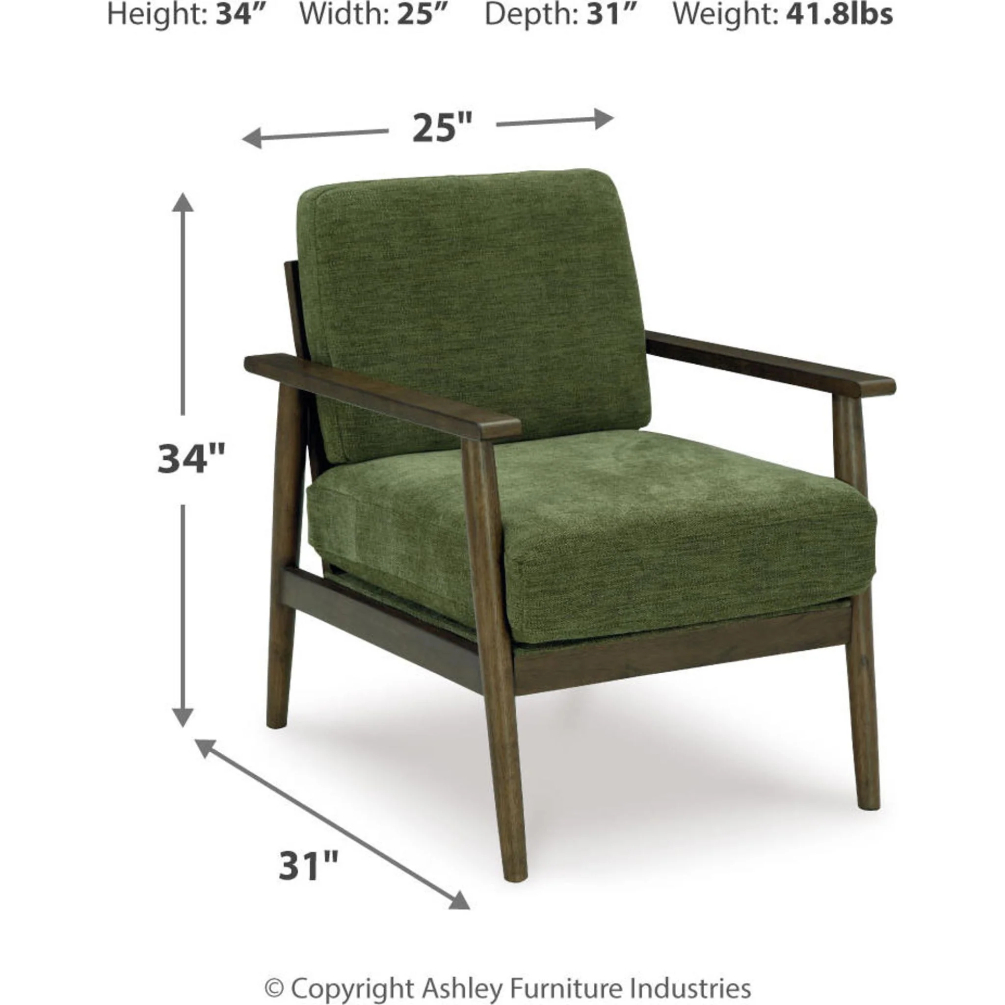 Bixler Showood Accent Chair - Image 7