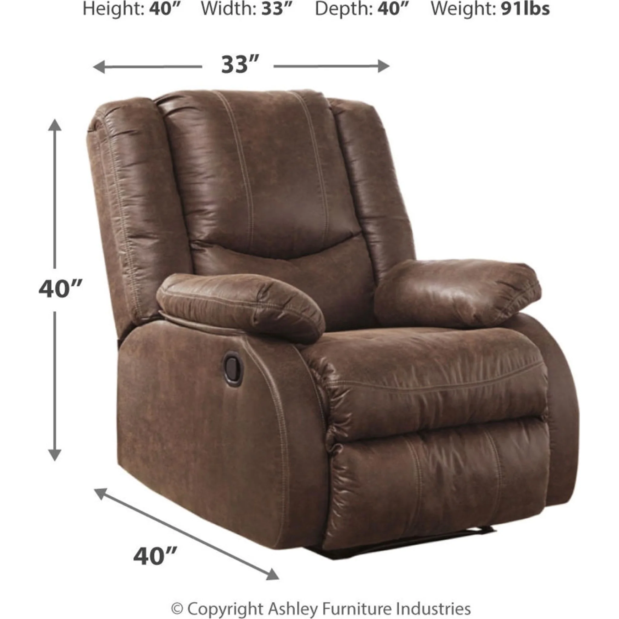 Bladewood Recliner - Image 5