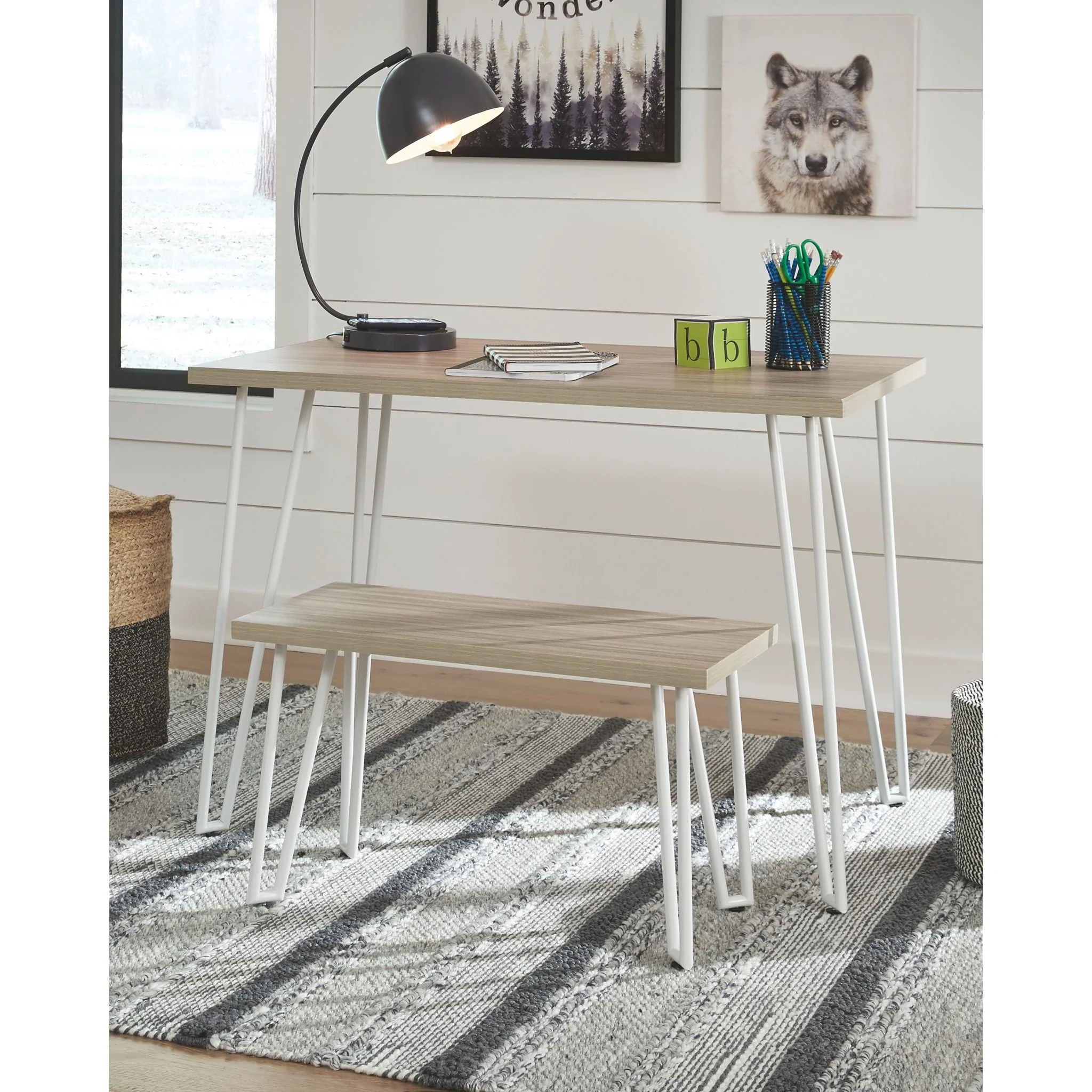 Blariden Desk w/Bench - Image 9