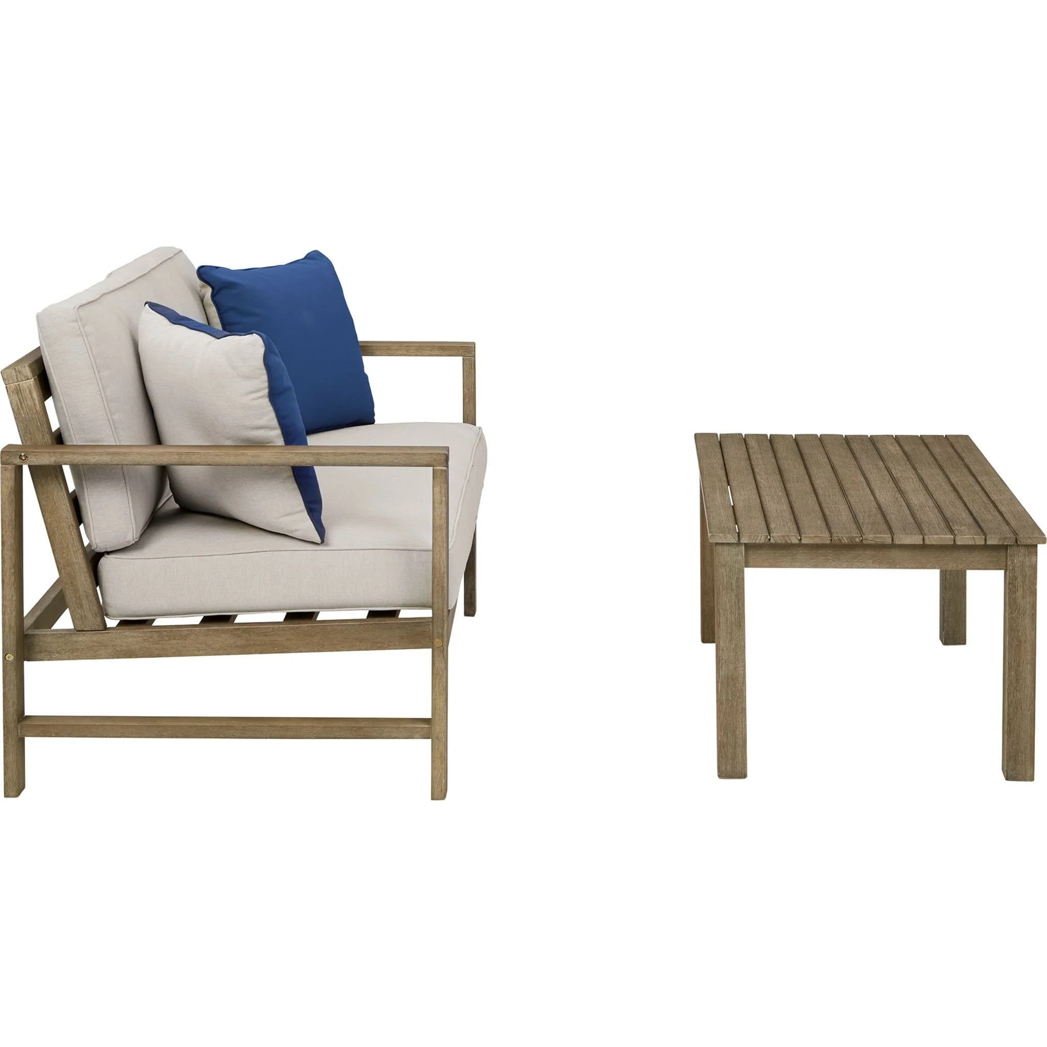 Outdoor Fynnegan Loveseat with Table - Image 3