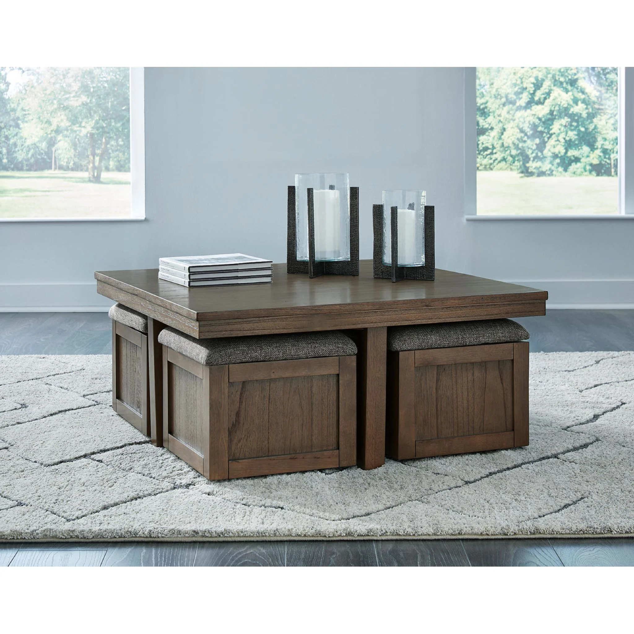 Boardernest Coffee Table with 4 Stools - Image 3