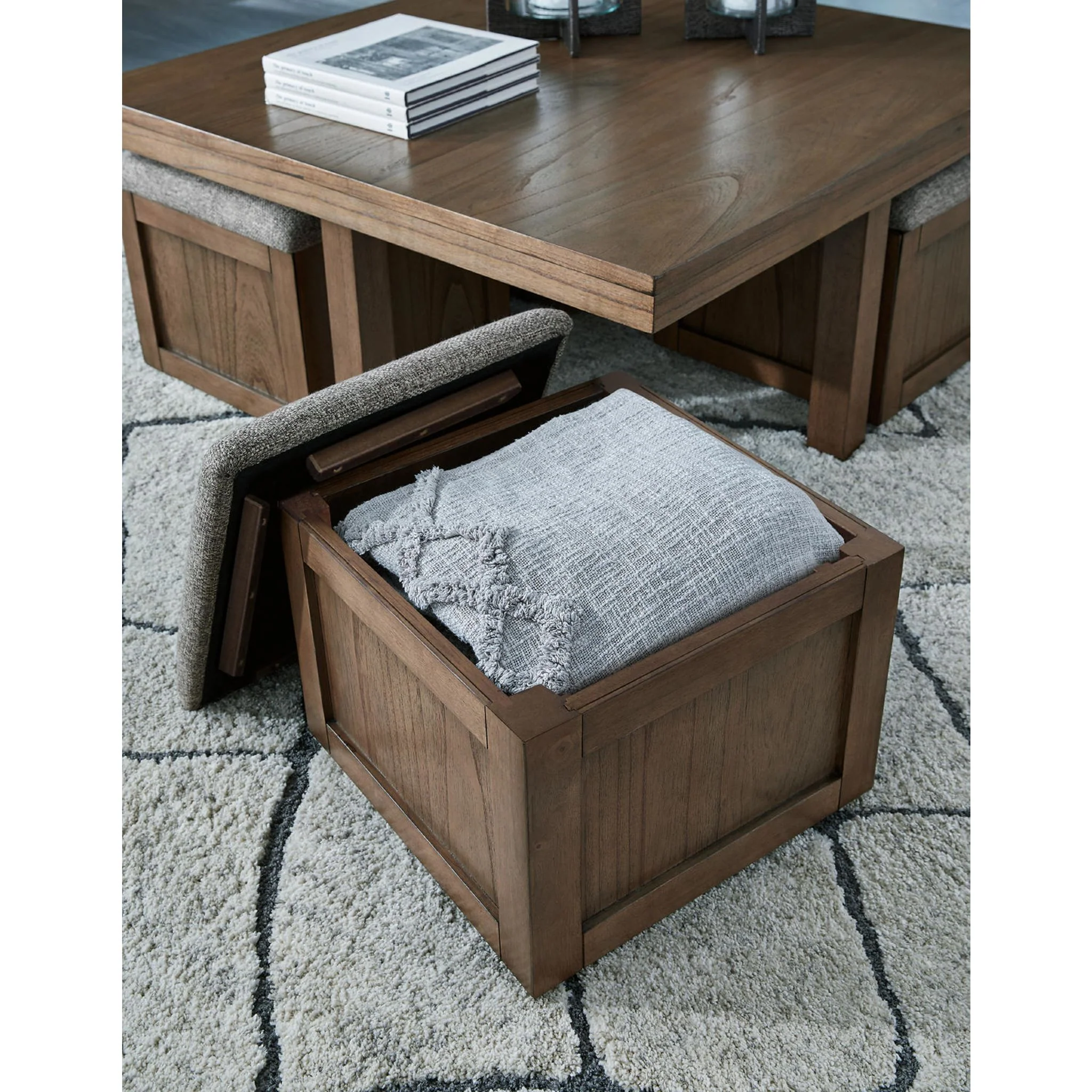 Boardernest Coffee Table with 4 Stools - Image 7