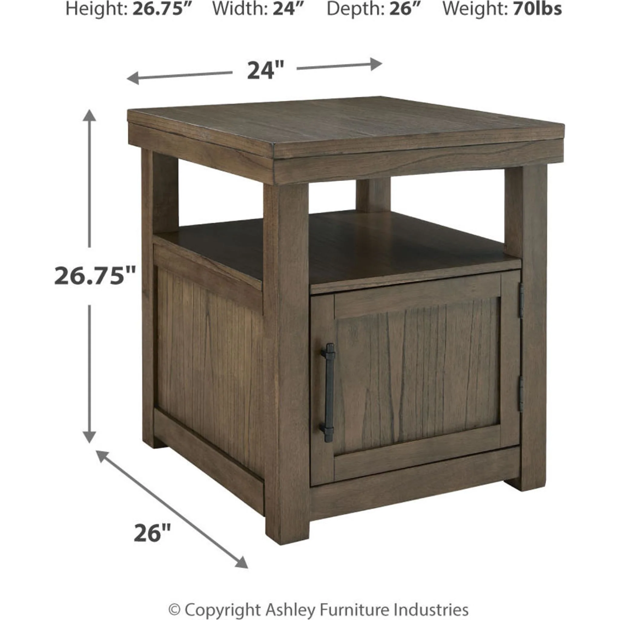 Boardernest Rectangle End Table - Image 8