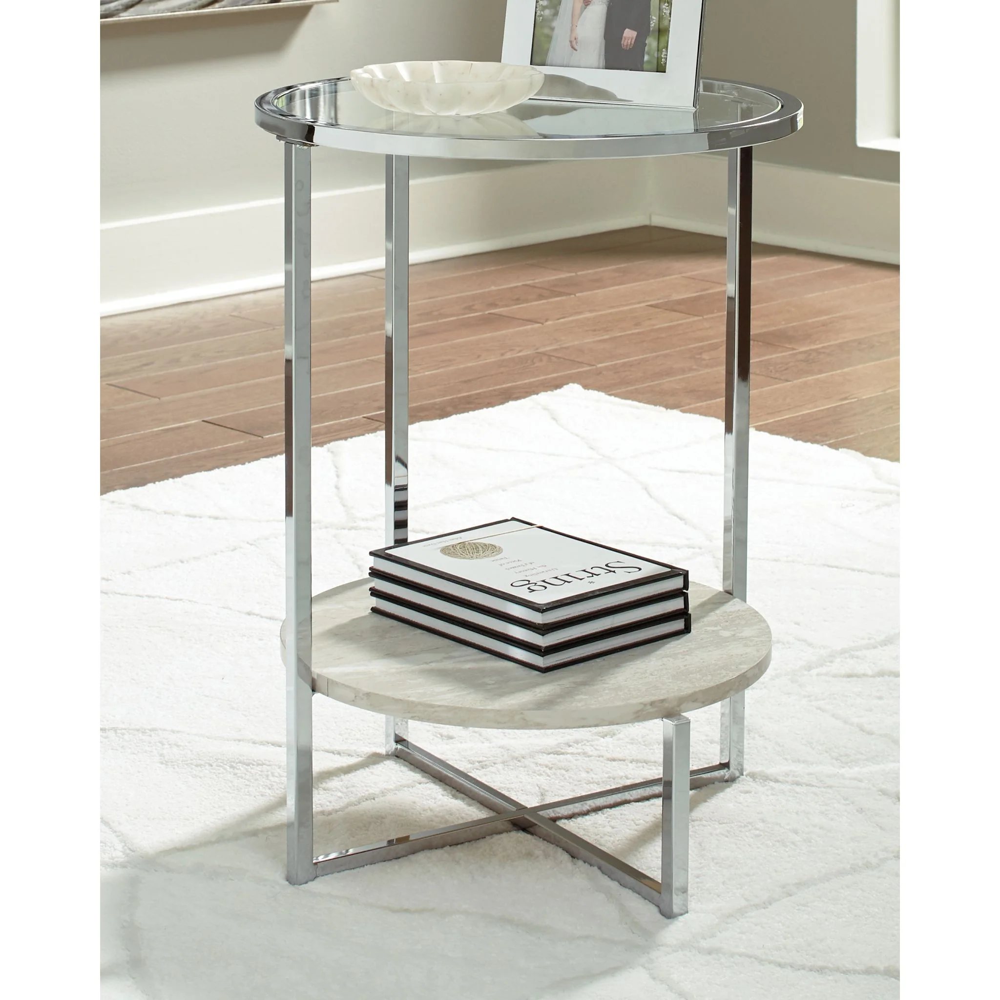 Bodalli Round End Table - Image 2
