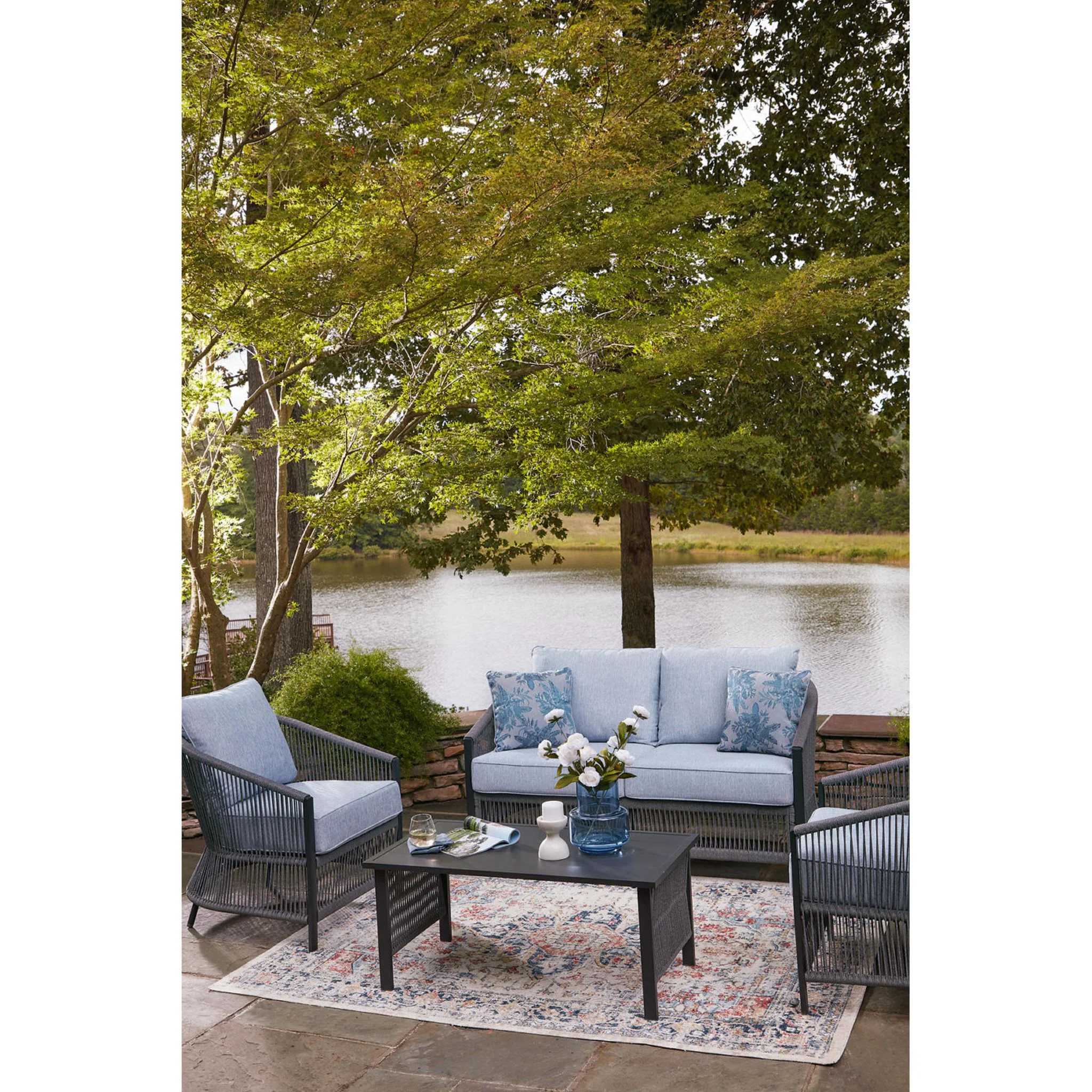 Bodega Island 4 Piece Outdoor Seating - Image 10