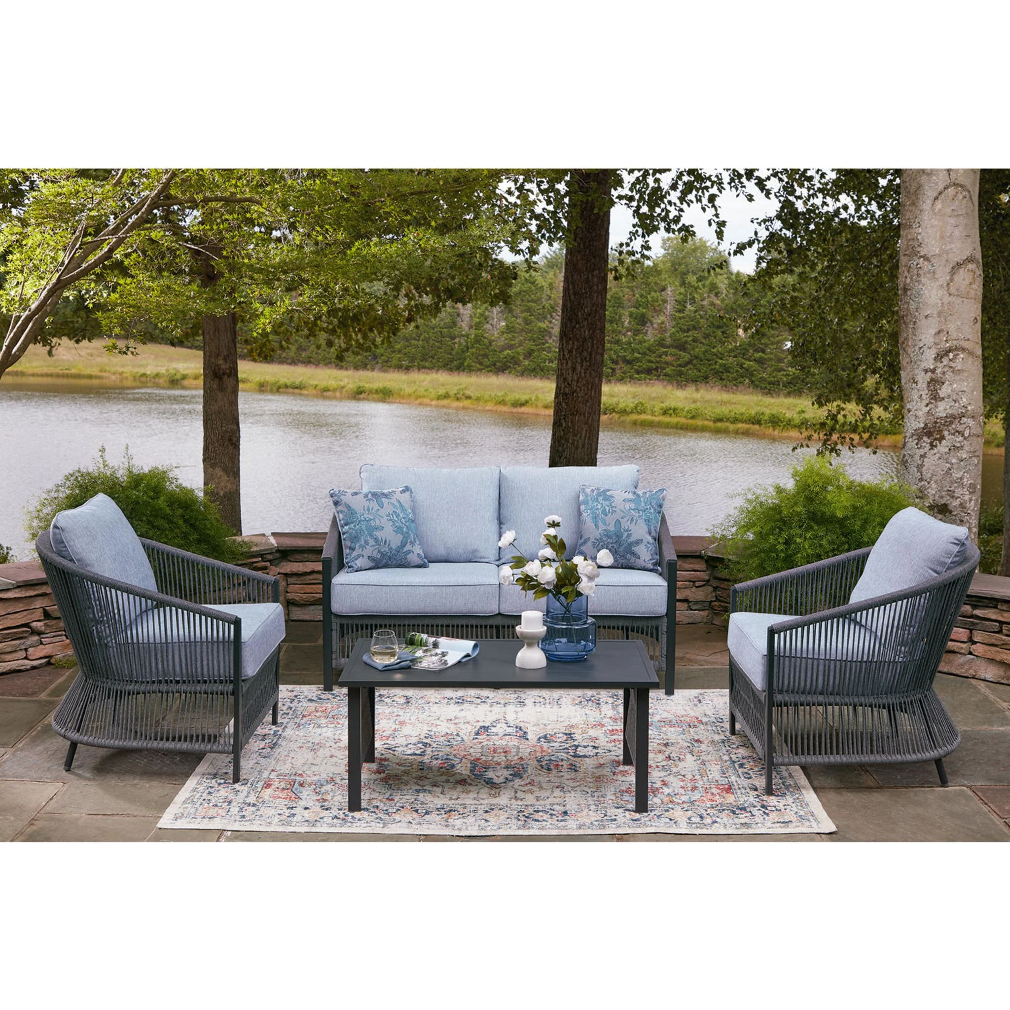 Bodega Island 4 Piece Outdoor Seating - Image 2