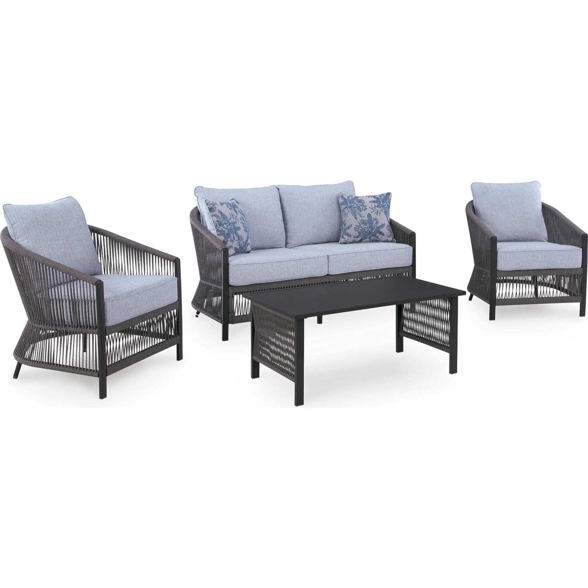 Bodega Island 4 Piece Outdoor Seating - Image 4