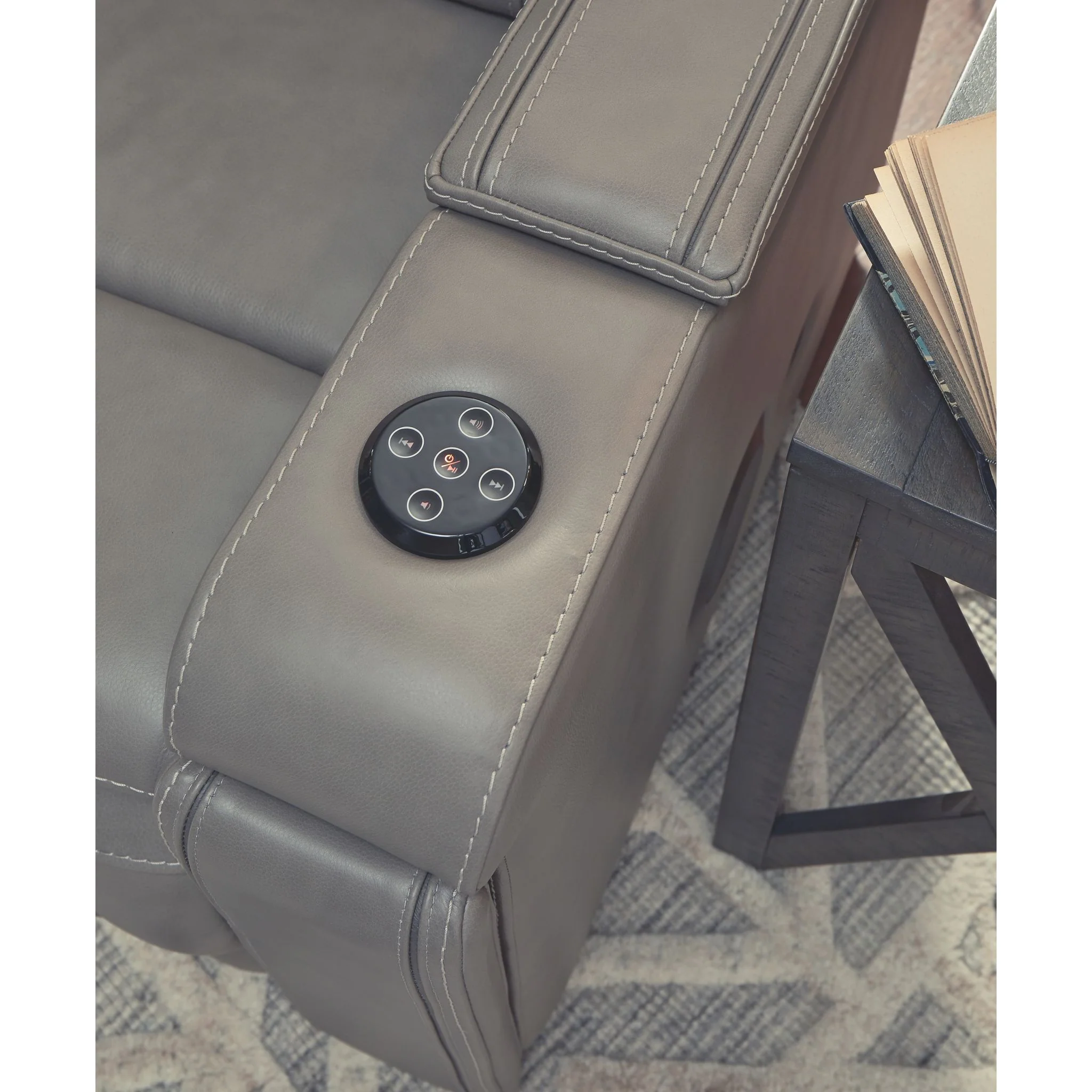 Boerna Power Recliner with Adjustable Headrest - Image 10