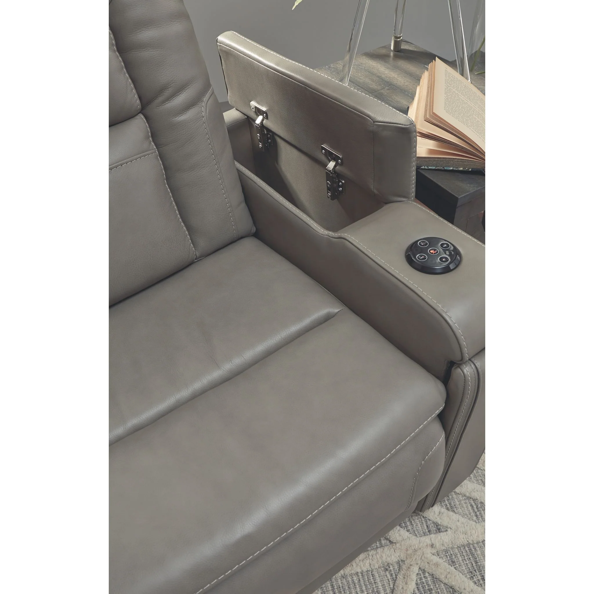 Boerna Power Recliner with Adjustable Headrest - Image 15