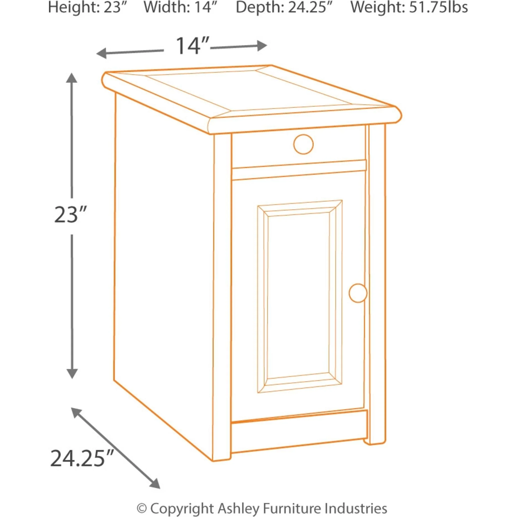 Bolanburg Chairside End Table - Image 4