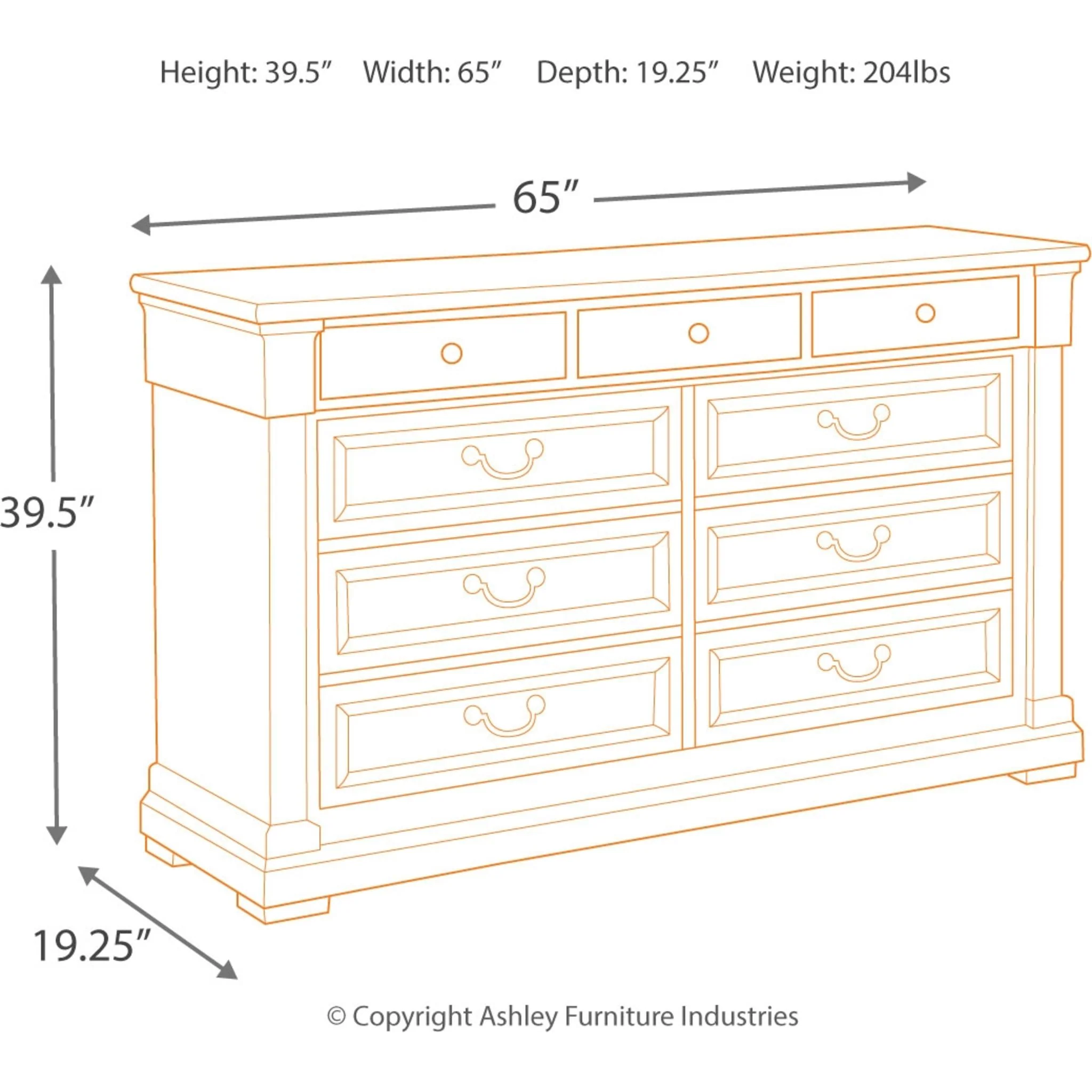Bolanburg Dresser - Image 12