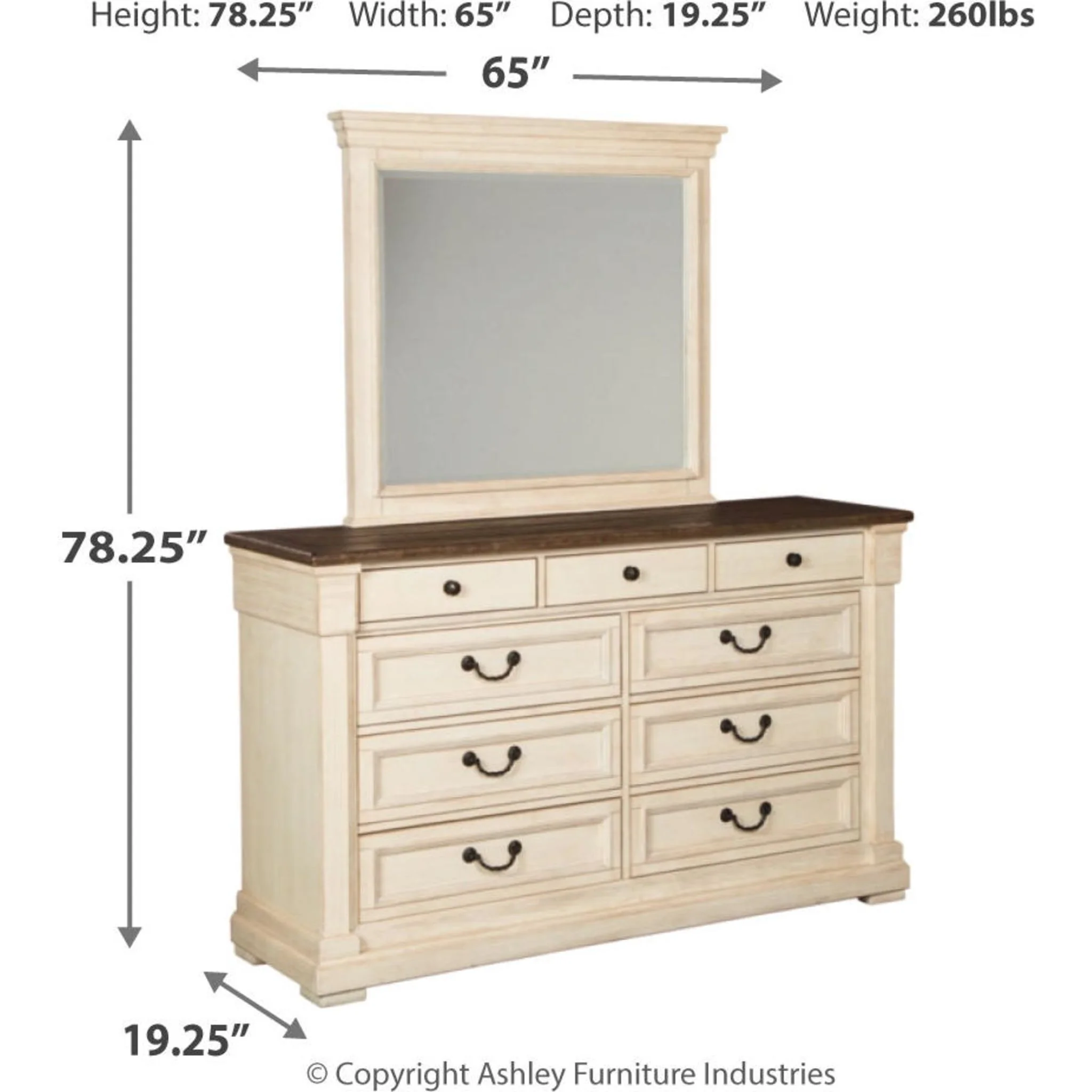 Bolanburg Dresser and Mirror - Image 24