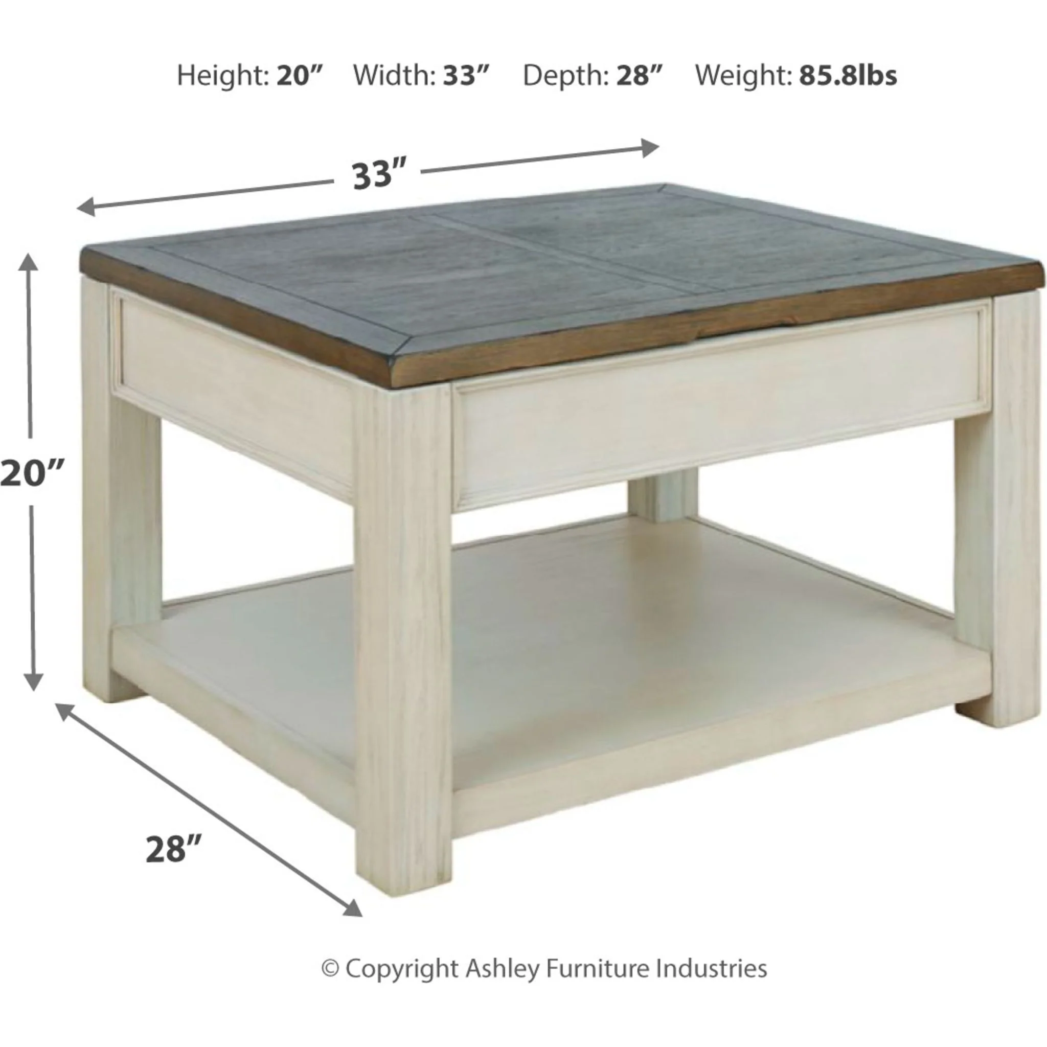 Bolanburg Rect Lift Top Cocktail Table - Image 7