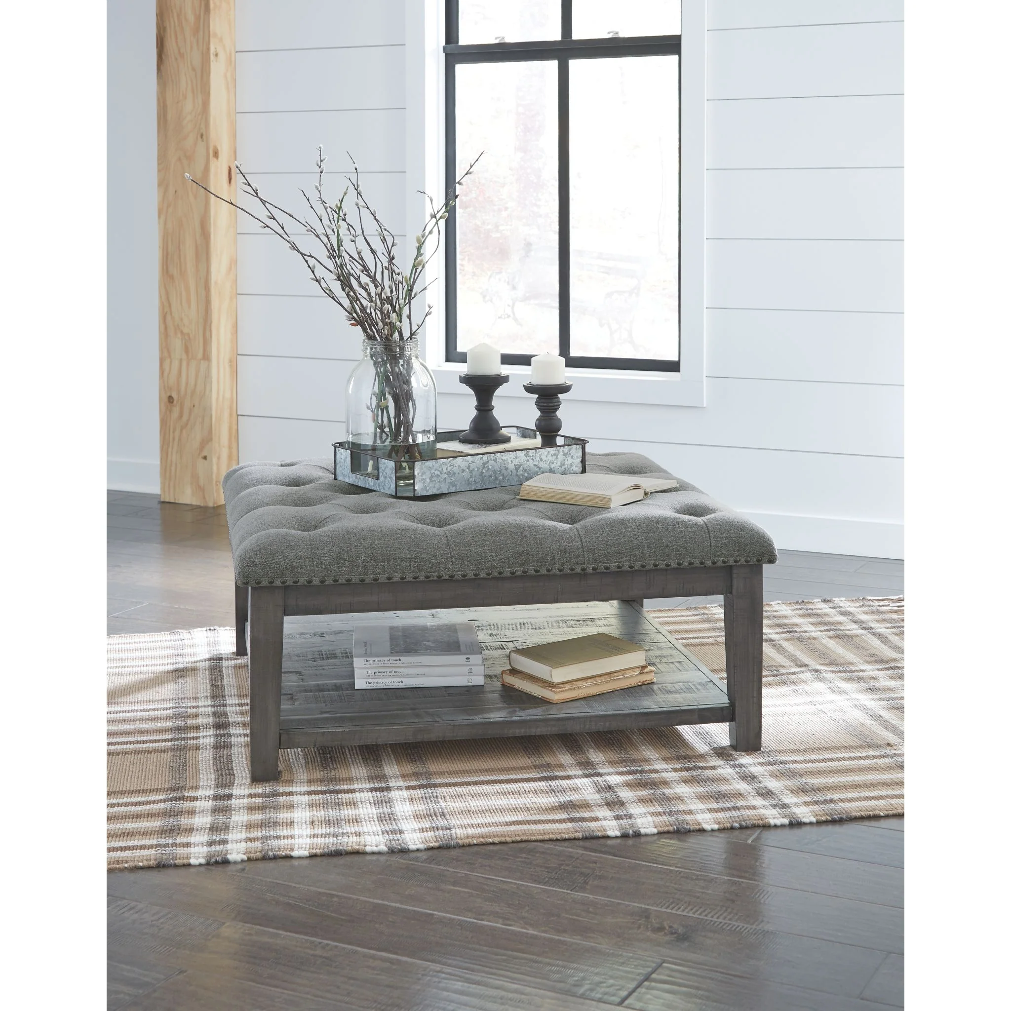 Borlofield Ottoman Cocktail Table - Image 4