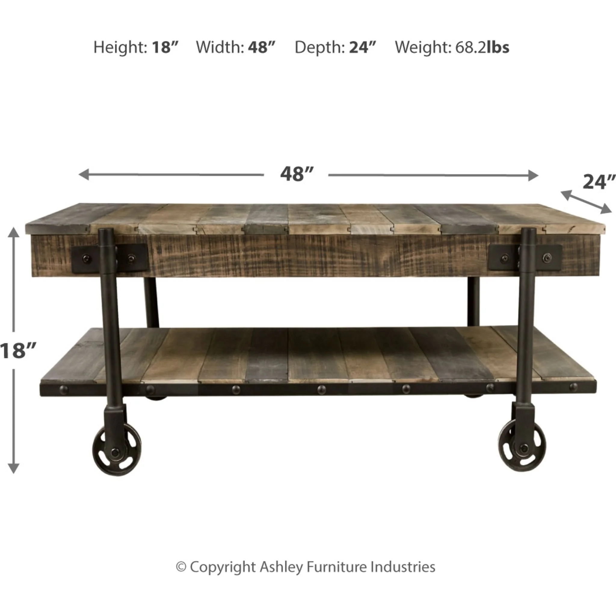 Bostweil Rectangle Cocktail Table - Image 4