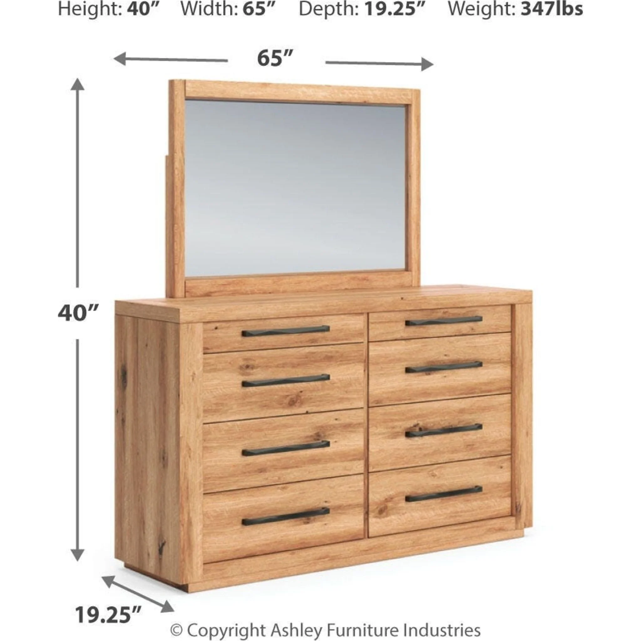 Bracken-Exclusive Dresser and Mirror - Image 3