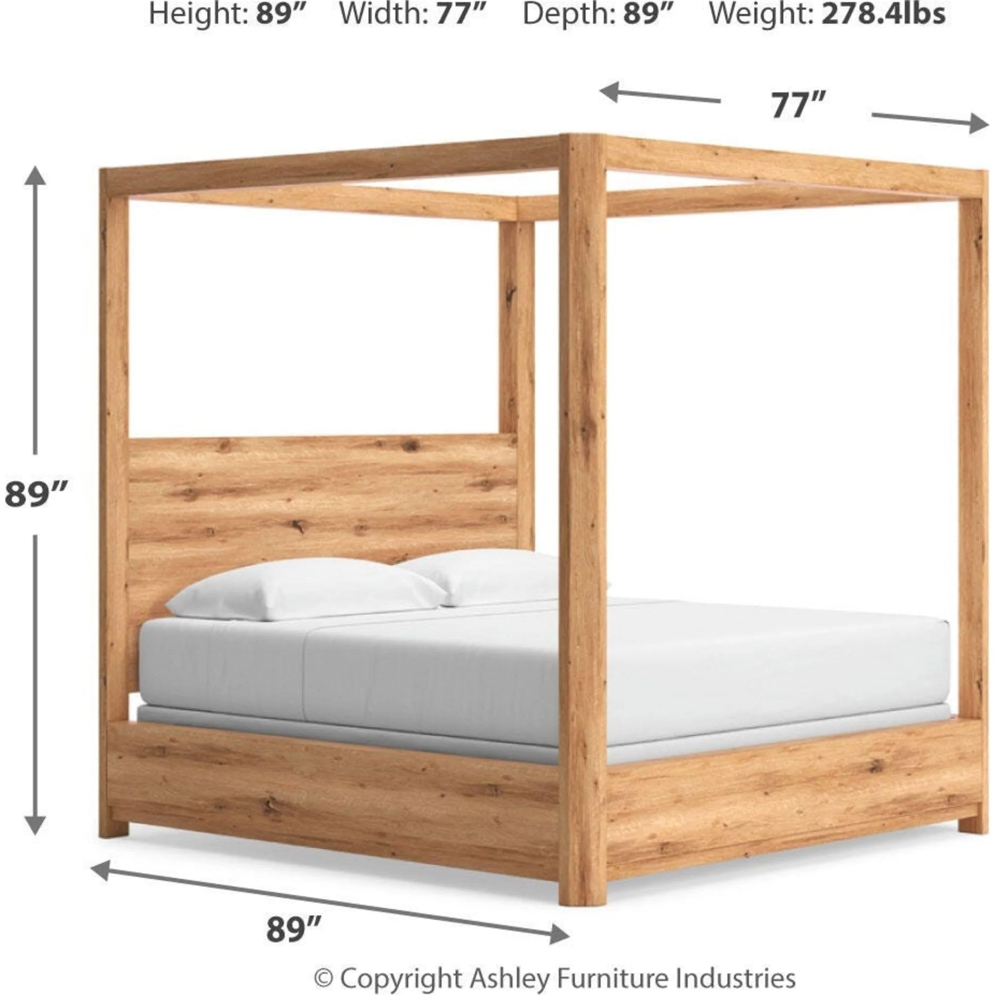Bracken-Exclusive King Canopy Bed - Image 3