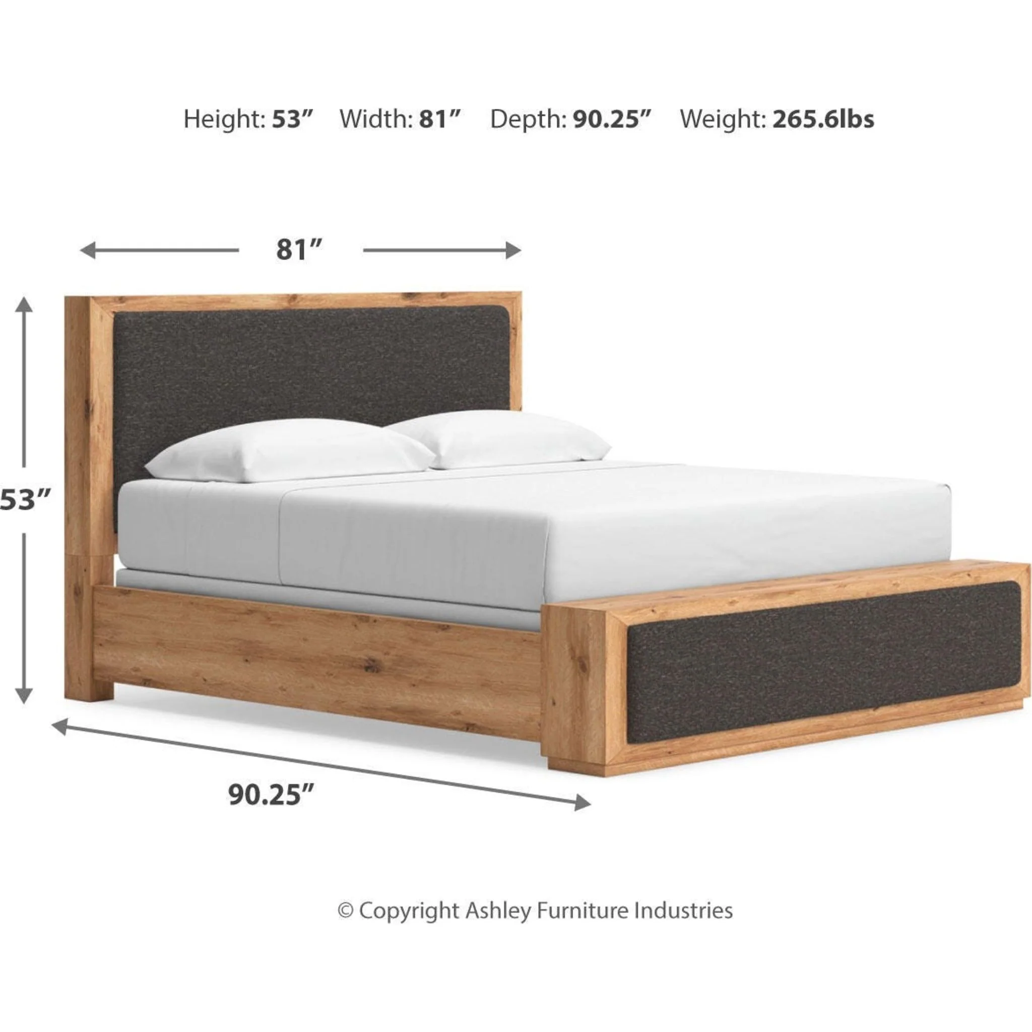 Bracken-Exclusive King Upholstered Bed - Image 3