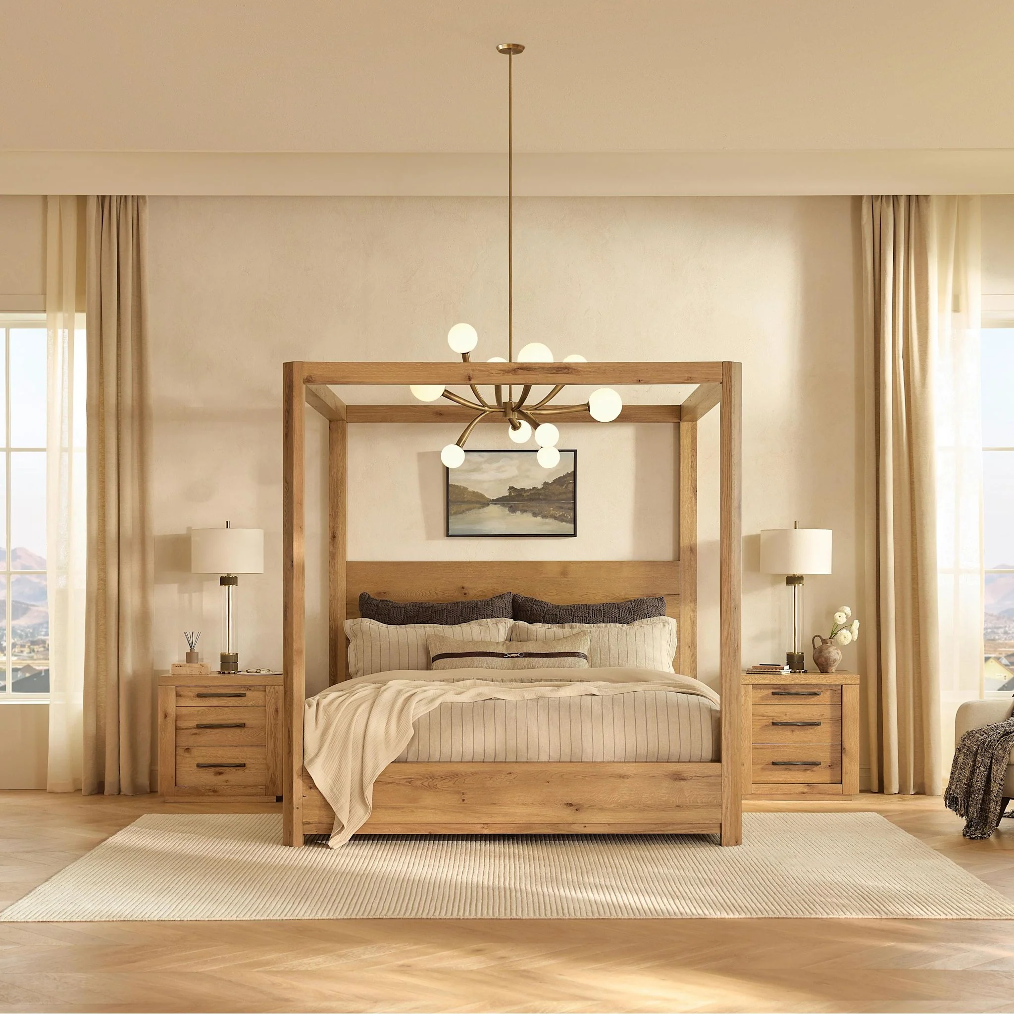 Bracken-Exclusive Queen Canopy Bed - Image 2