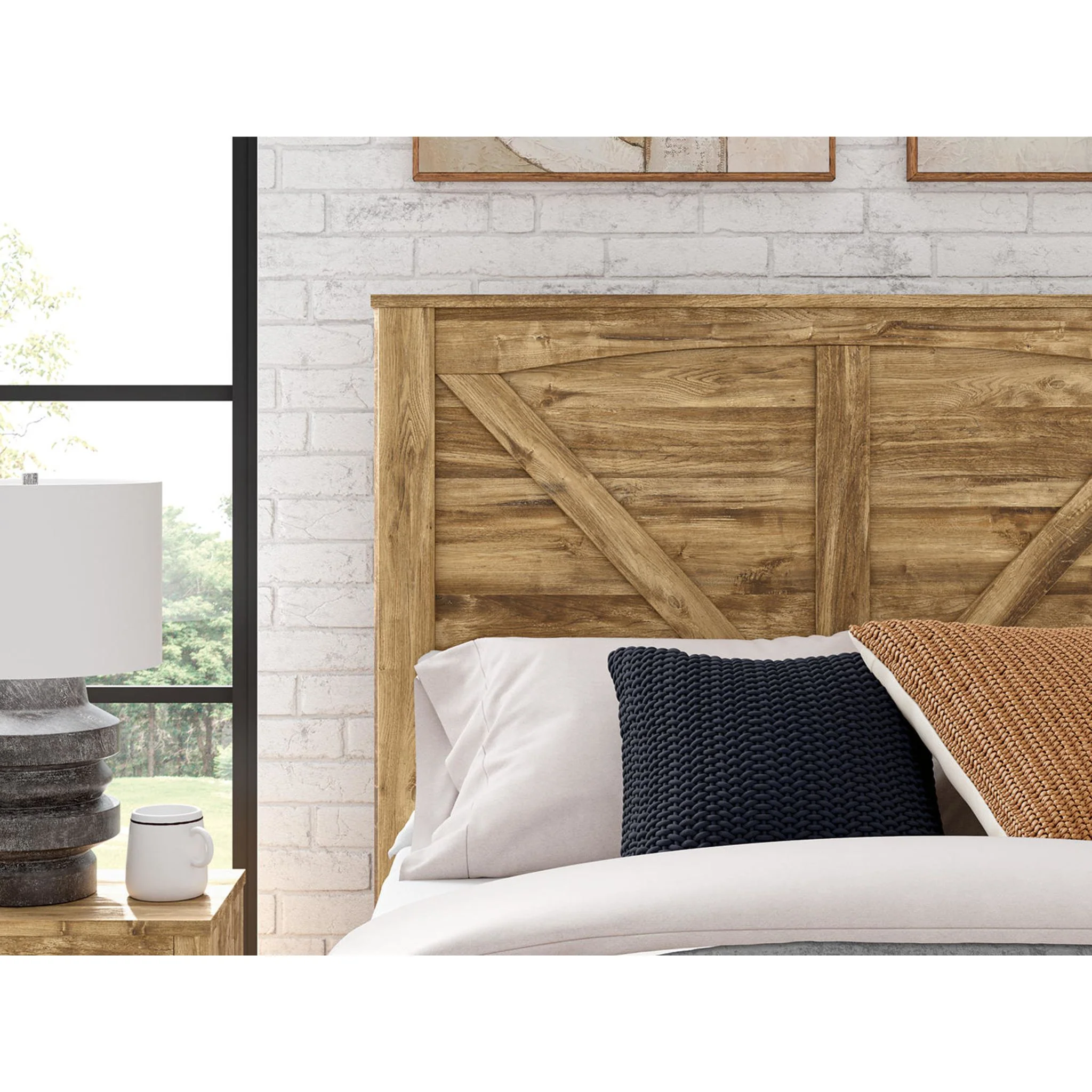 Branstony Crossbuck Panel Bed - Image 5