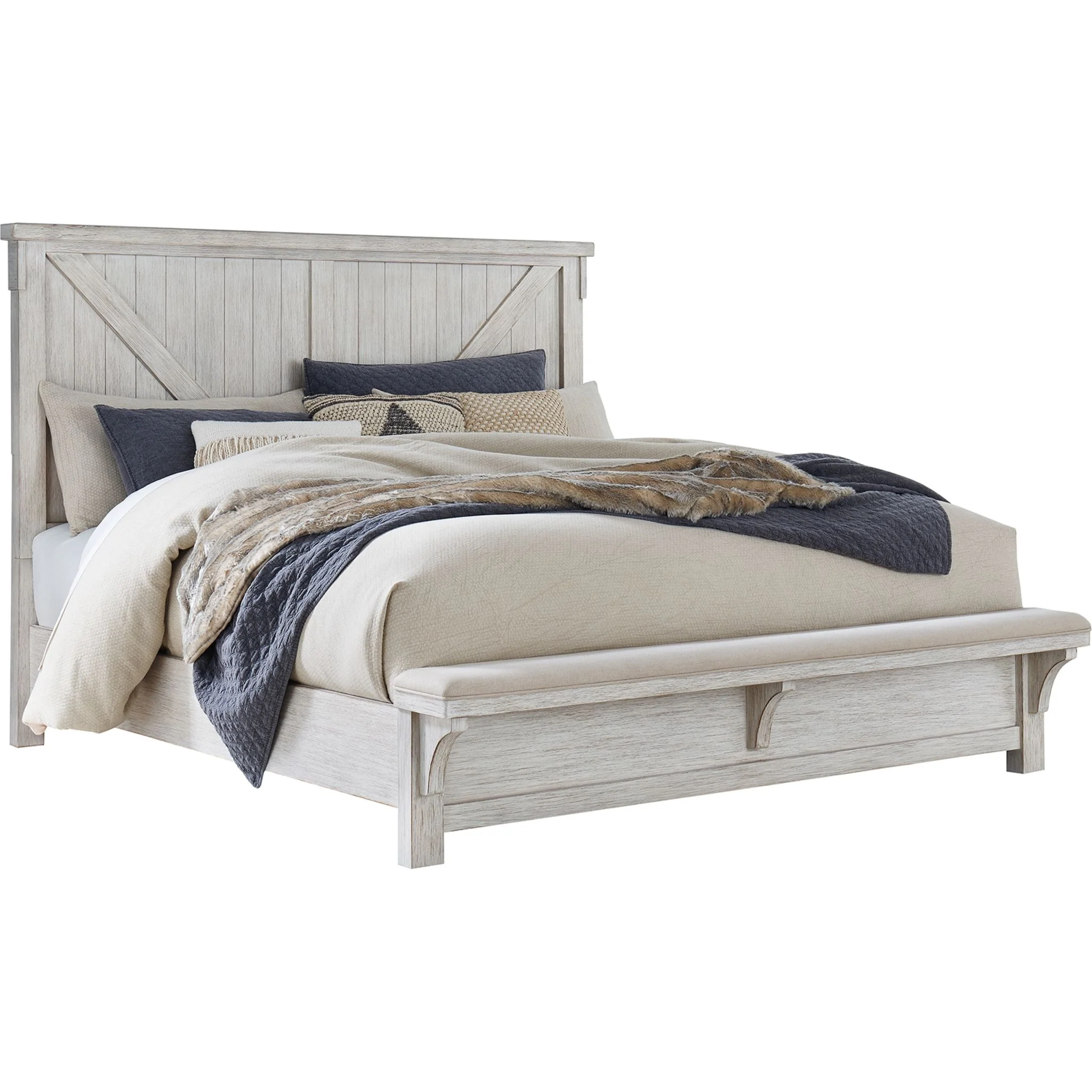 Brashland Panel Bed with Bench - Image 3