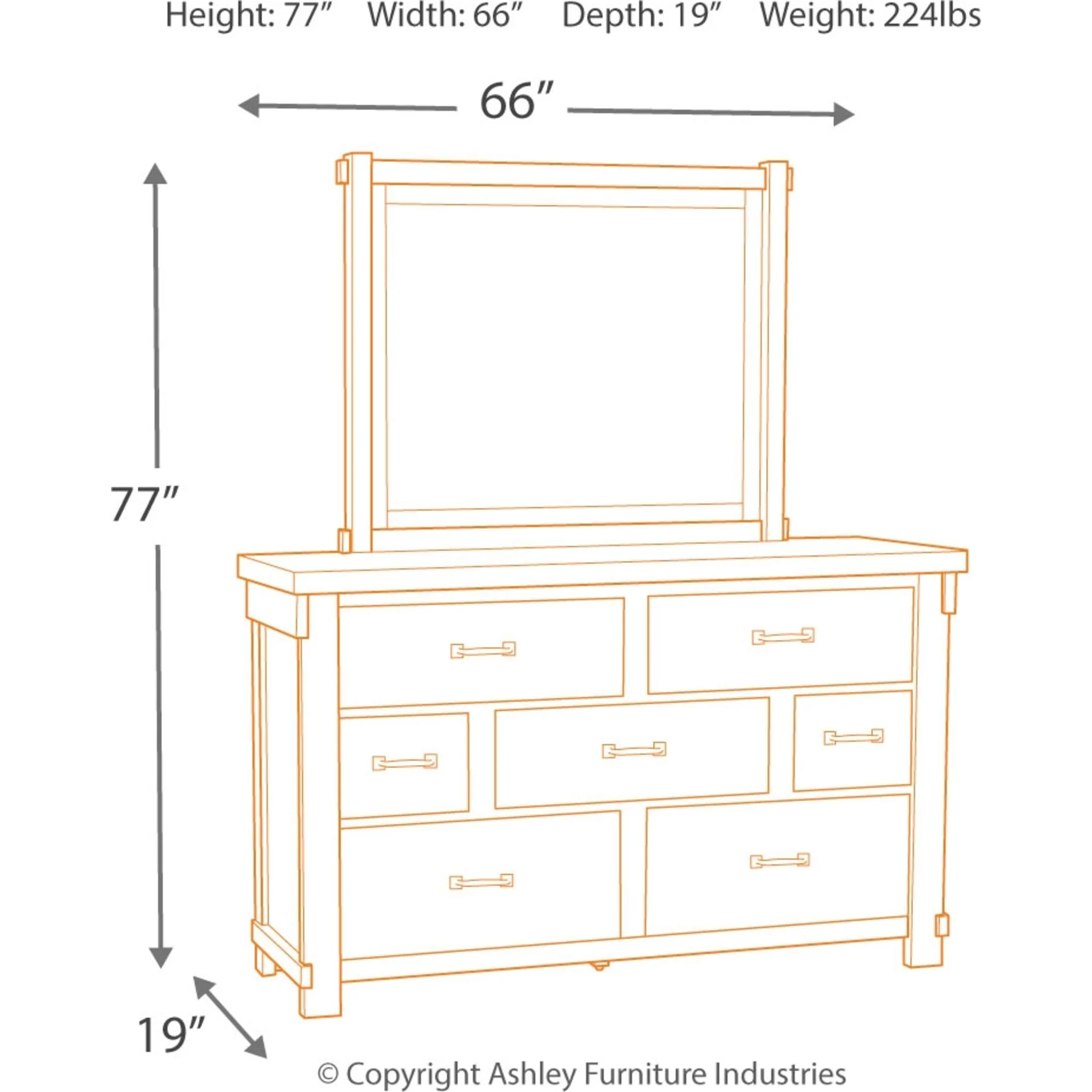 Brashland 5 Piece Panel Bedroom - Image 11