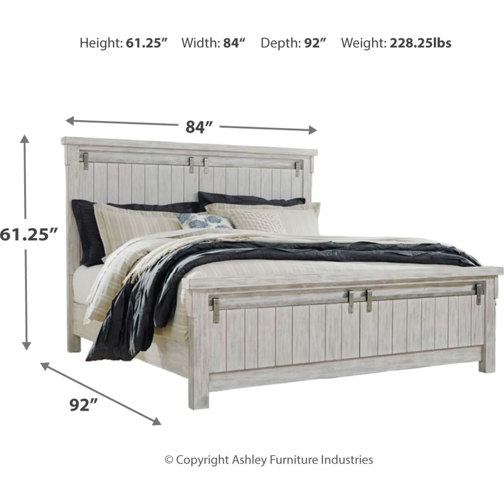 Brashland 5 Piece Panel Bedroom - Image 12