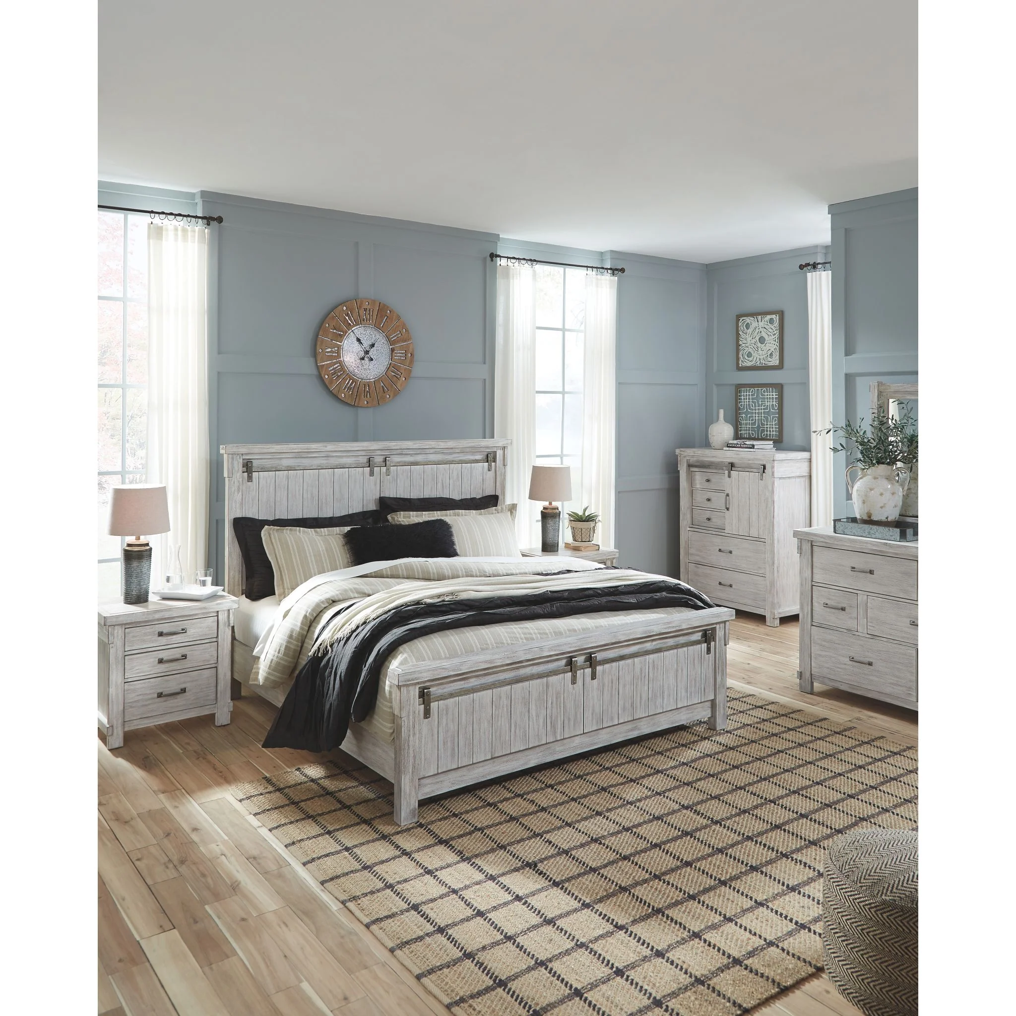Brashland Three Drawer Nightstand - Image 7