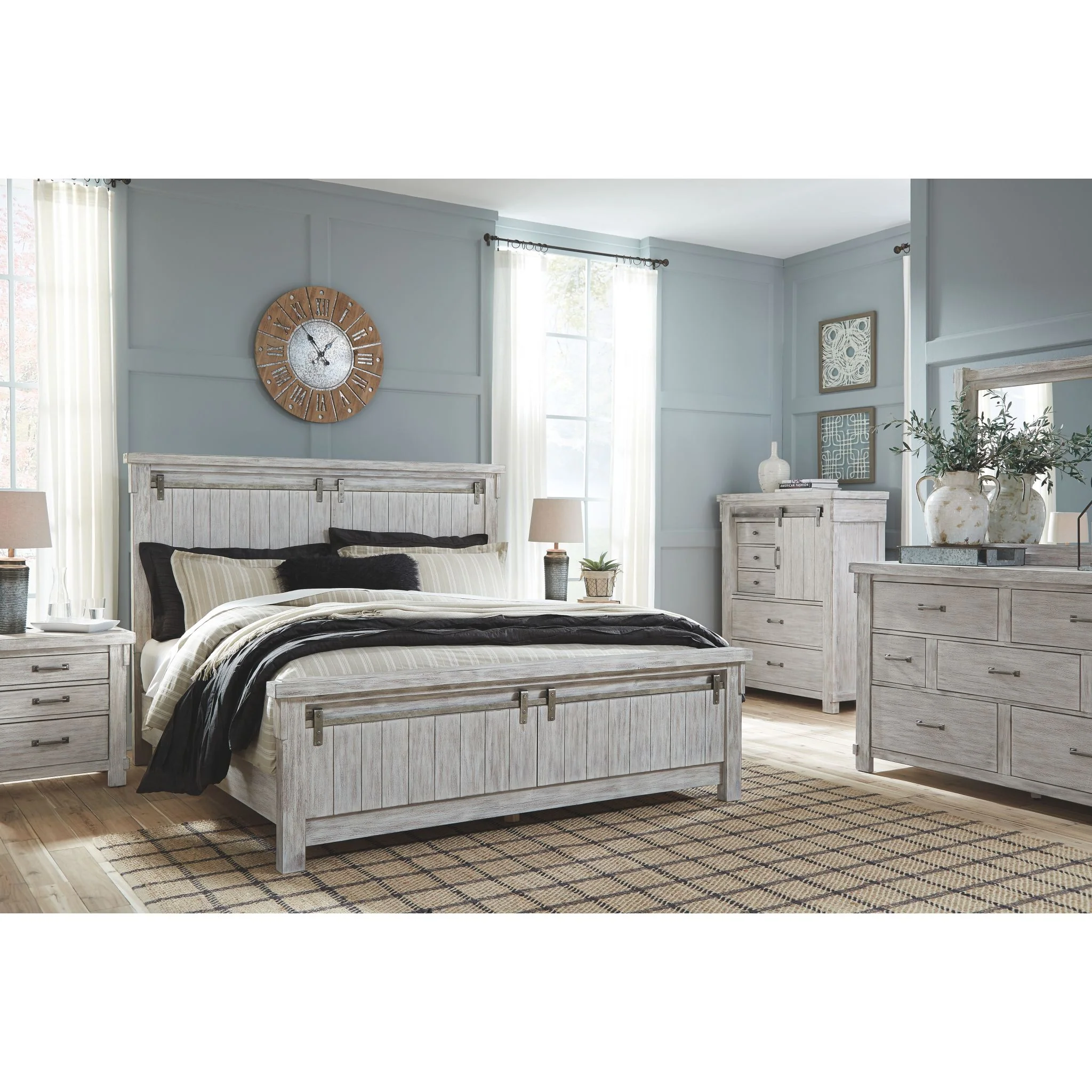 Brashland Three Drawer Nightstand - Image 8