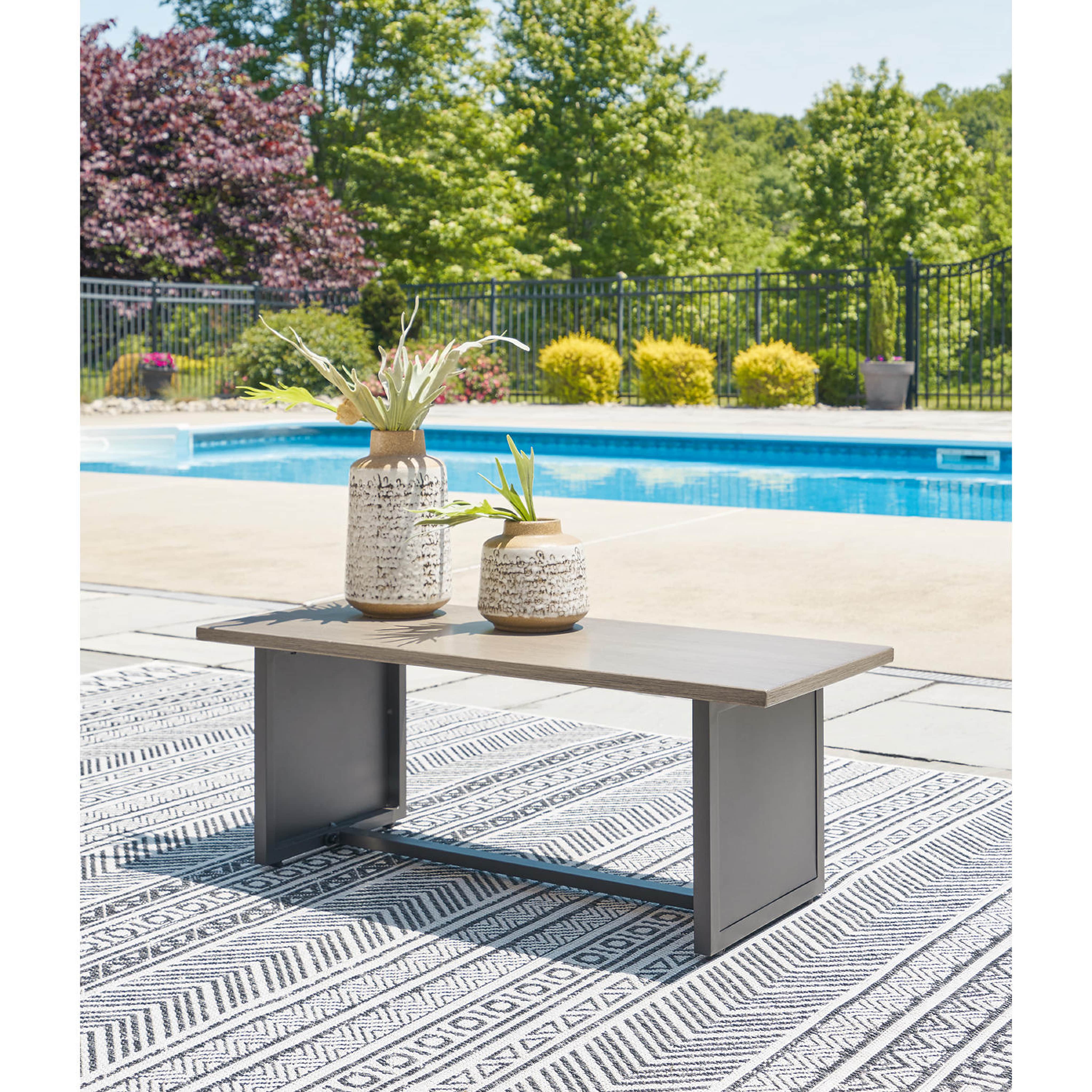 Bree Zee 5 Piece Outdoor Modular Sectional - Image 4
