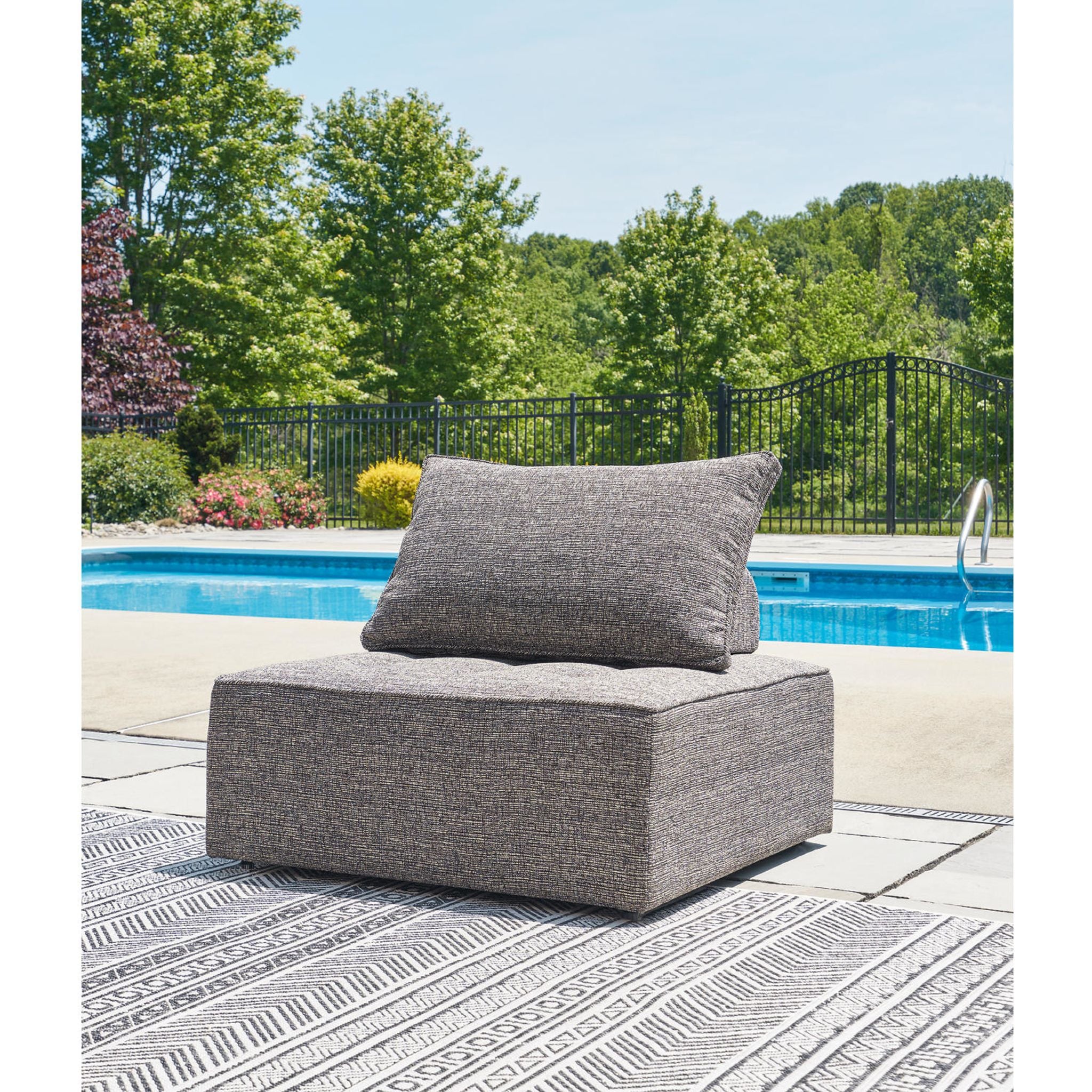Bree Zee 6 Piece Outdoor Modular Sectional - Image 5