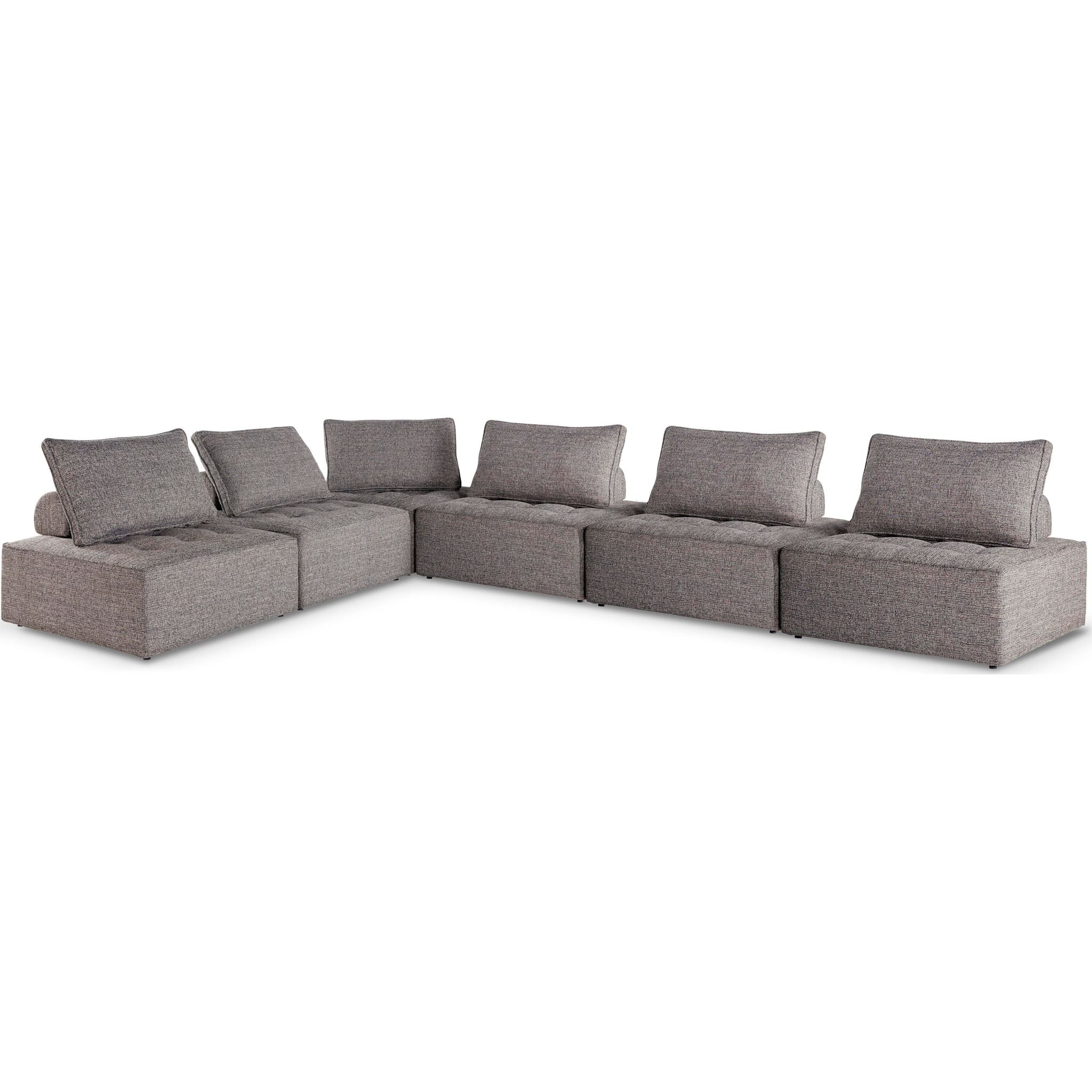 Bree Zee 6 Piece Outdoor Modular Sectional - Image 7
