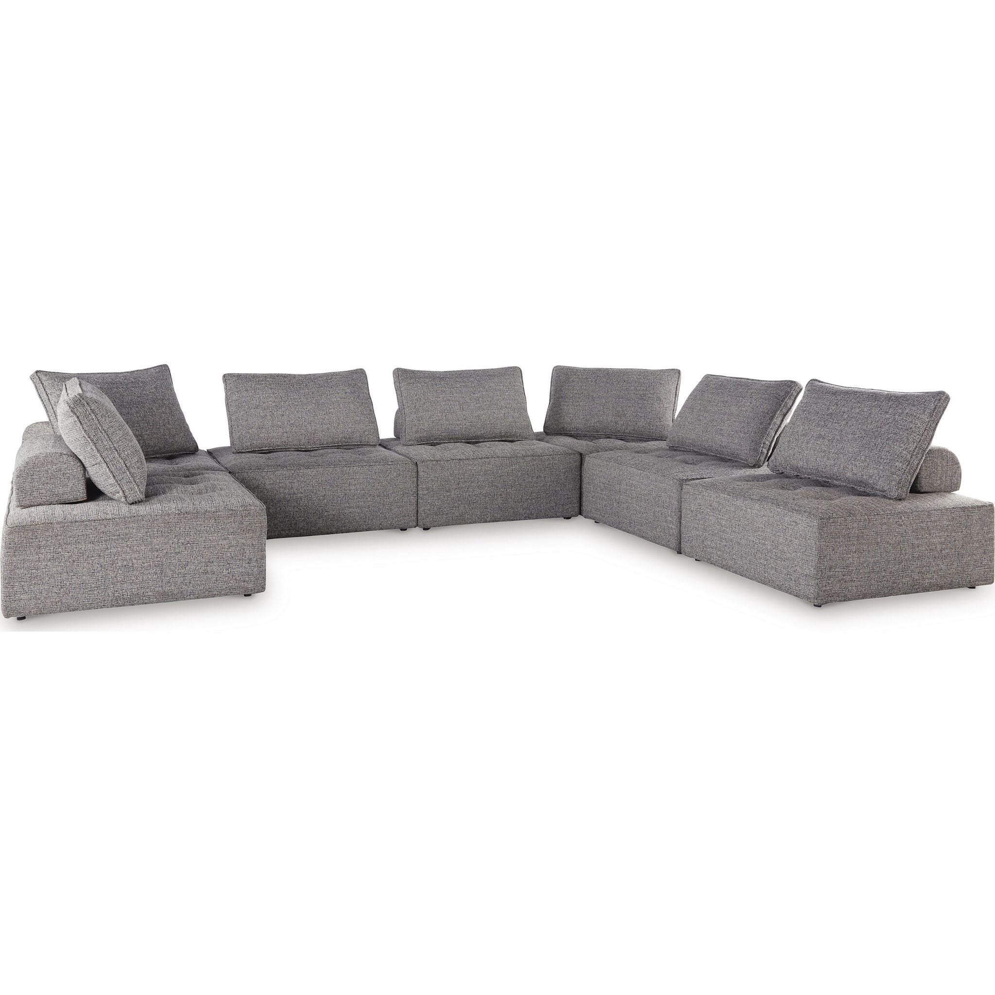 Bree Zee 7 Piece Outdoor Modular Sectional - Image 10