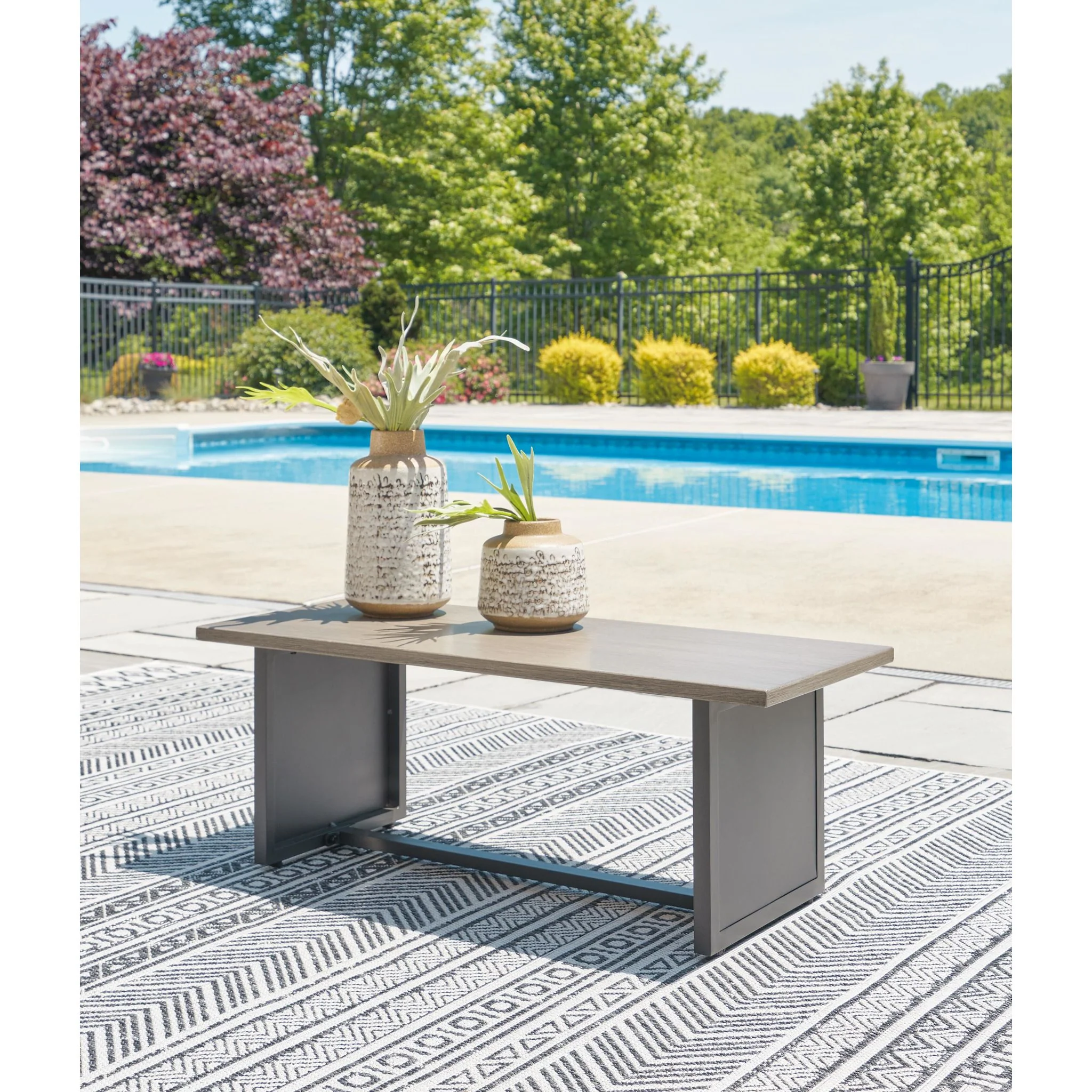 Bree Zee 8 Piece Outdoor Modular Sectional - Image 10