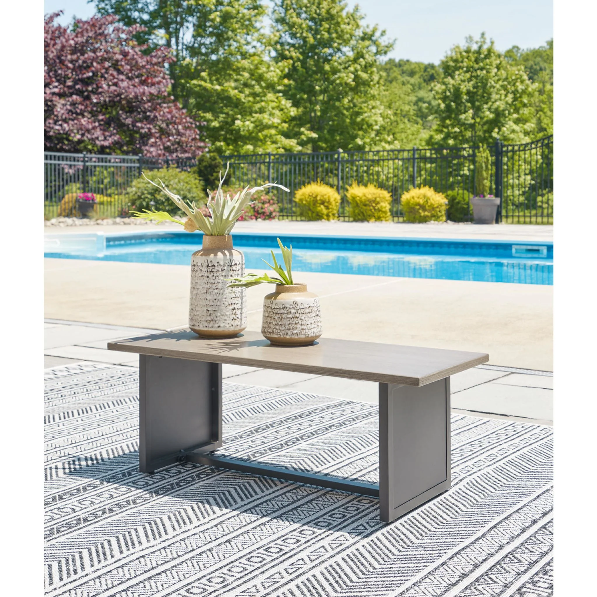 Bree Zee Outdoor Modular Sectional Table - Image 26