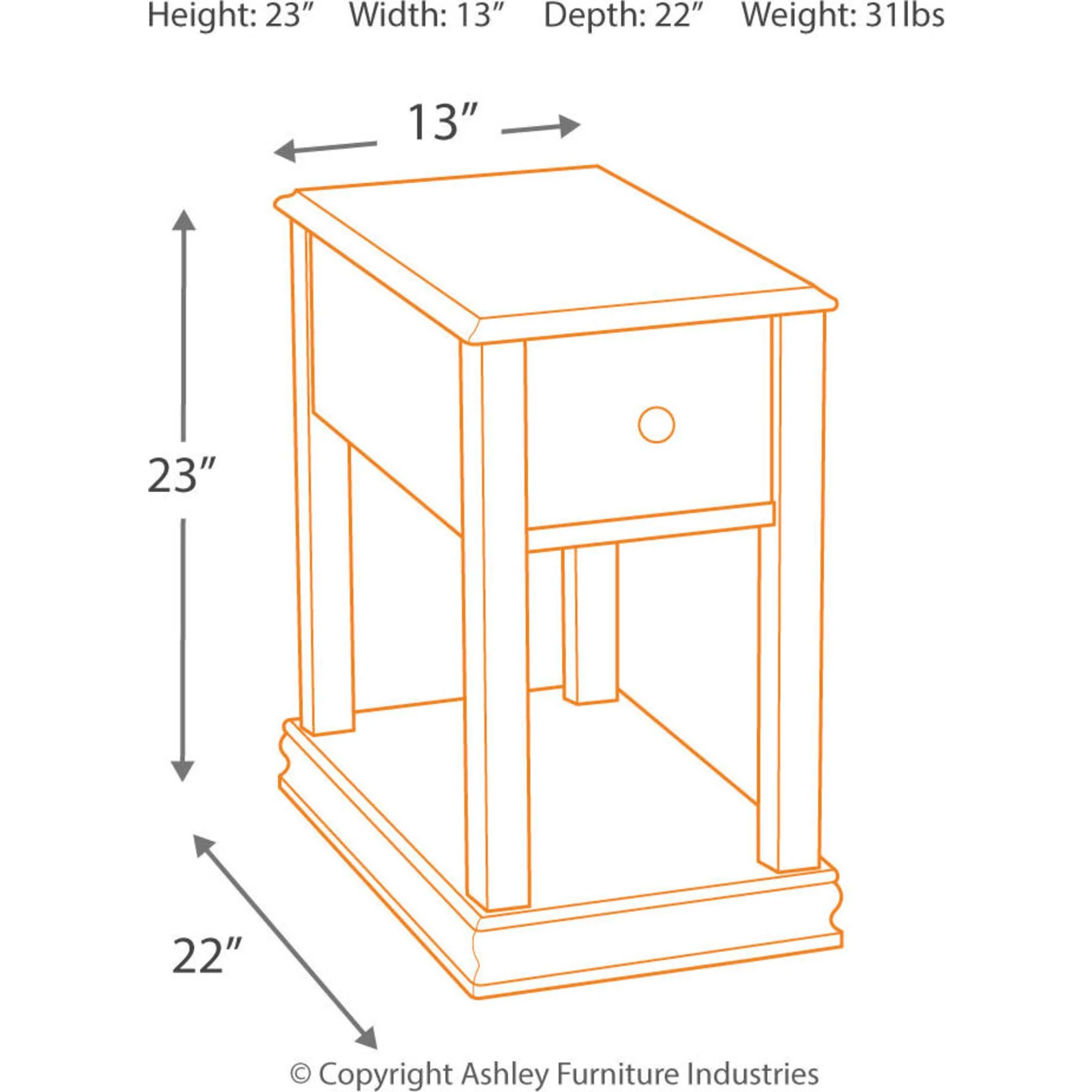 Breegin Chairside End Table - Image 22