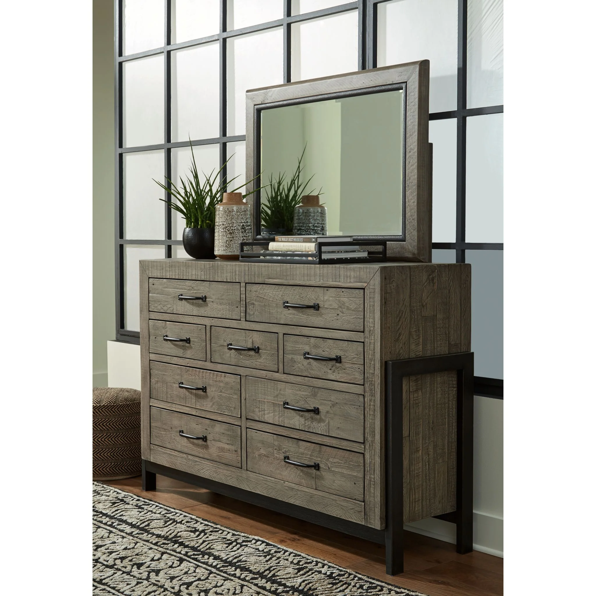 Brennagan Dresser and Mirror - Image 2