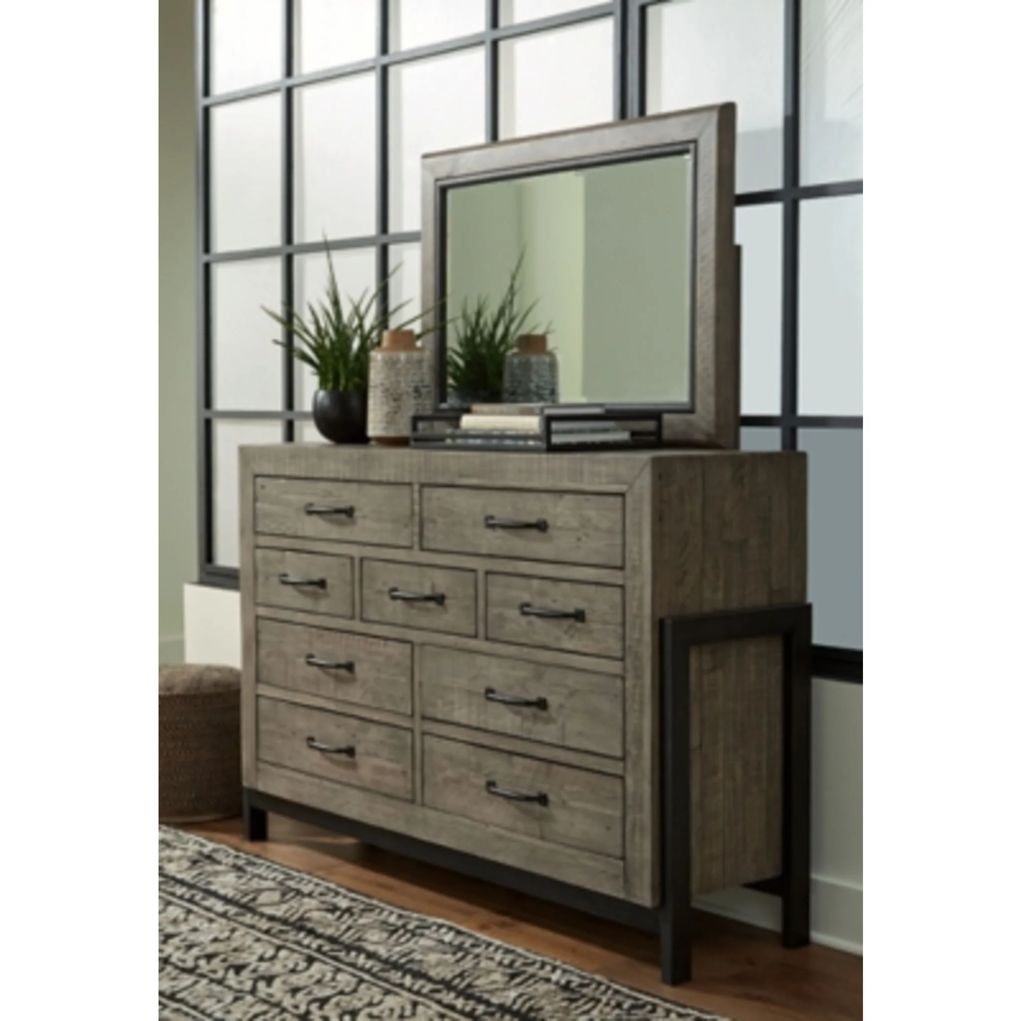 Brennagan Dresser and Mirror - Image 8