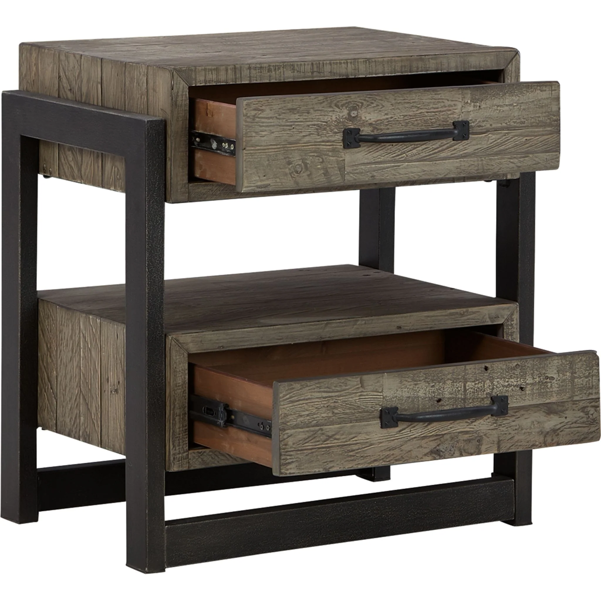 Brennagan Two Drawer Nightstand - Image 3